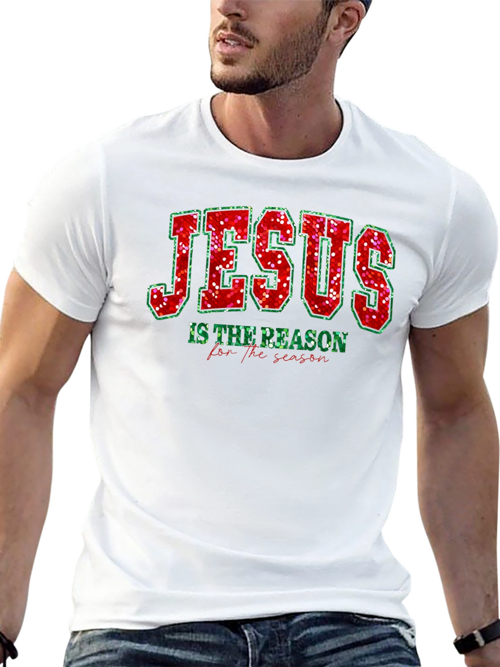 Jesus is the Reason T-Shirt - Holiday Christmas