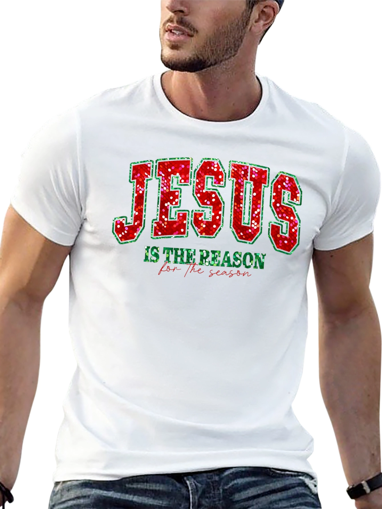 Jesus is the Reason T-Shirt - Holiday Christmas