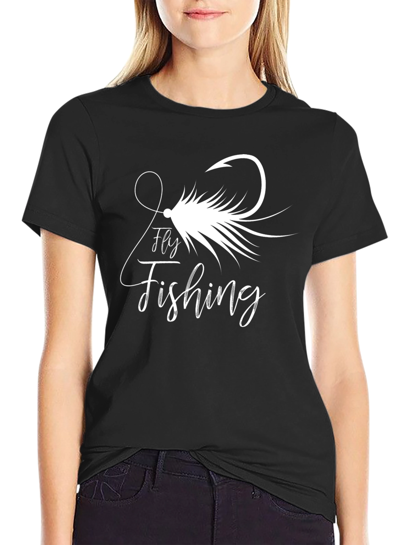 Fly Fishing Graphic Tee - Stylish Angler Apparel