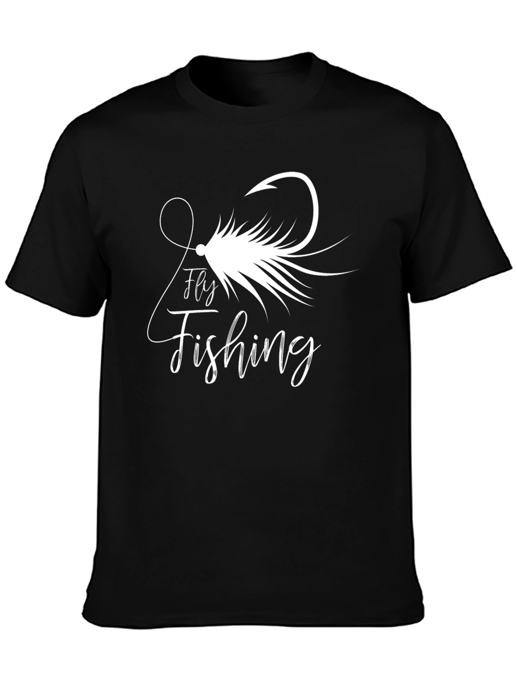 Fly Fishing Graphic Tee - Stylish Angler Apparel