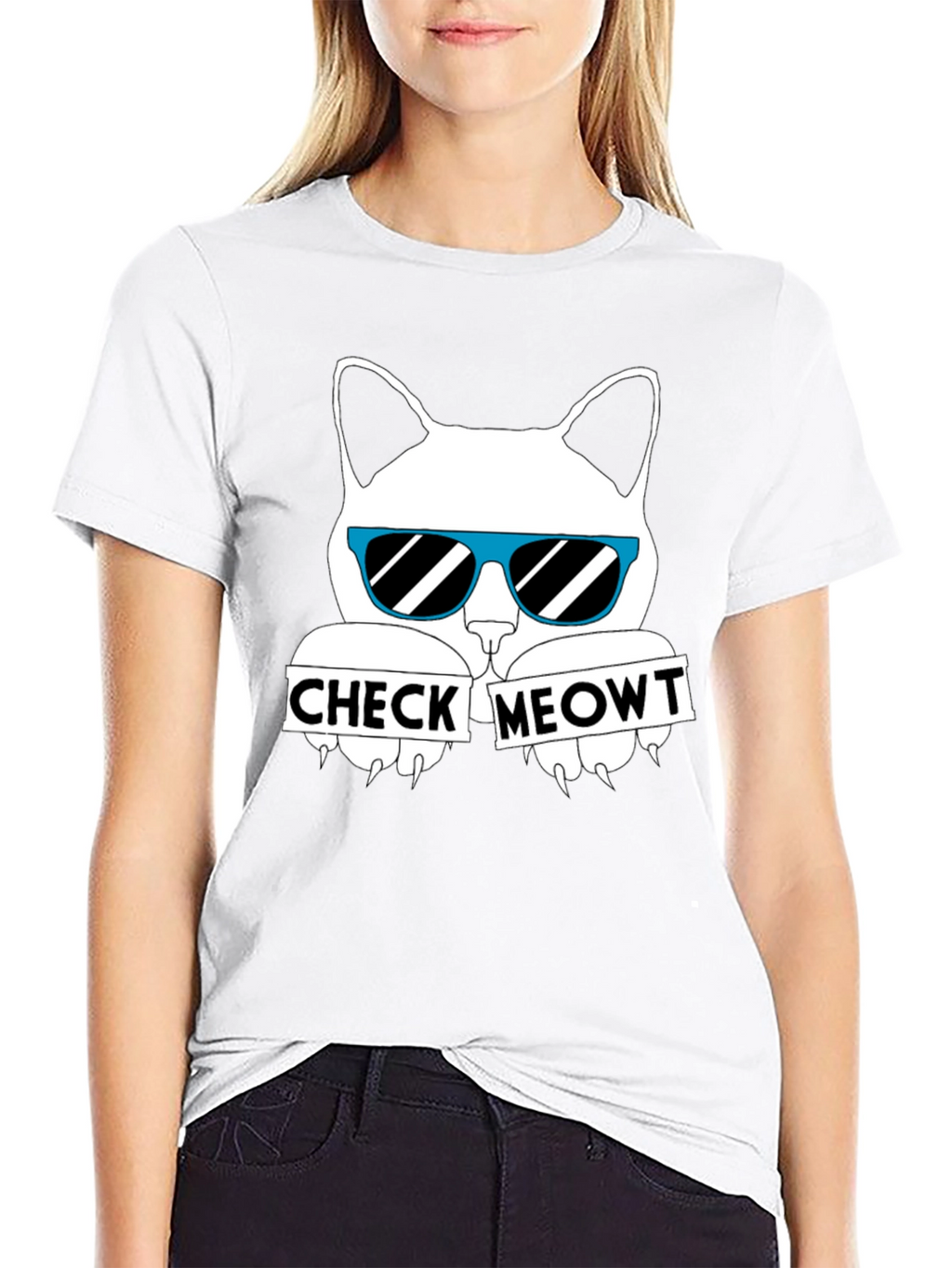 Check Meowt Cat T-Shirt - Funny Cat Lover Tee