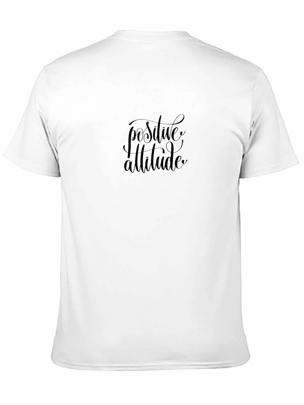 Positive Attitude Black Tee