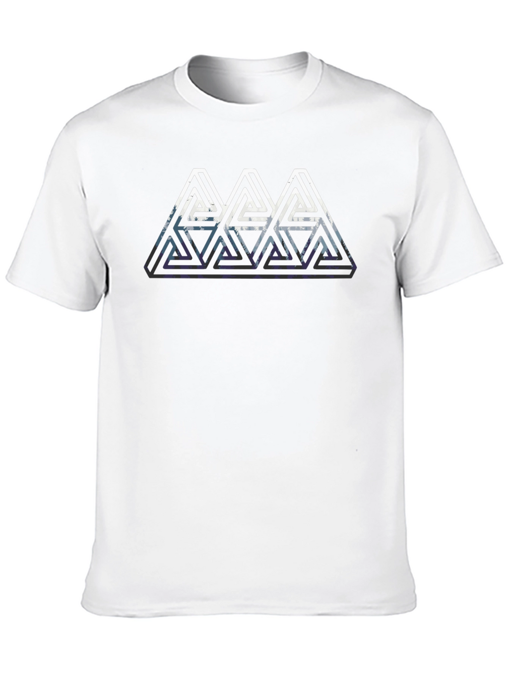 Geometric Optical Illusion T-Shirt - Modern Design
