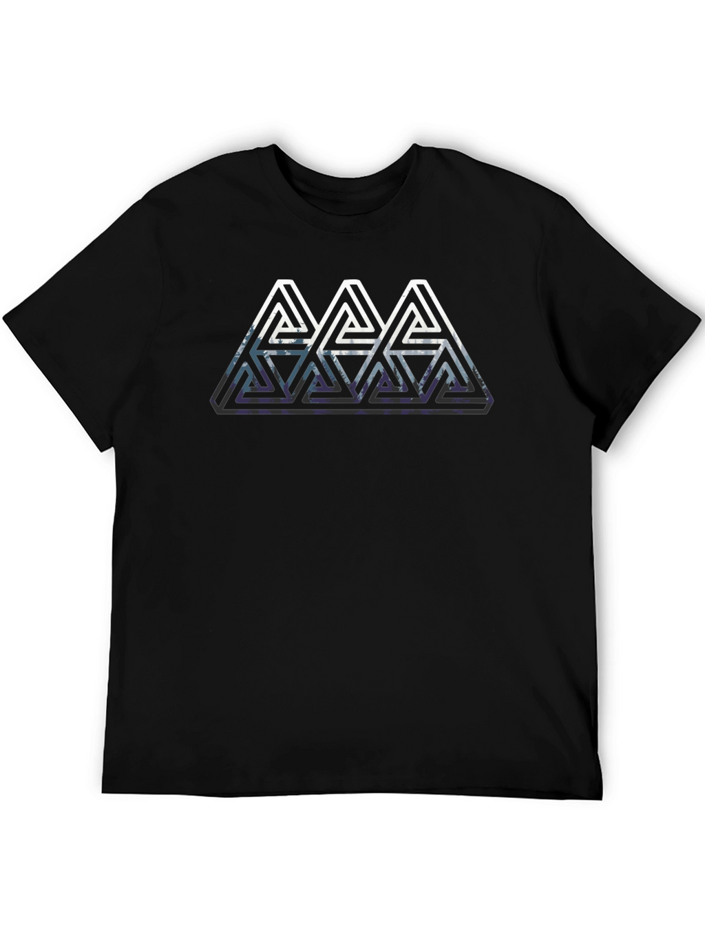 Geometric Optical Illusion T-Shirt - Modern Design
