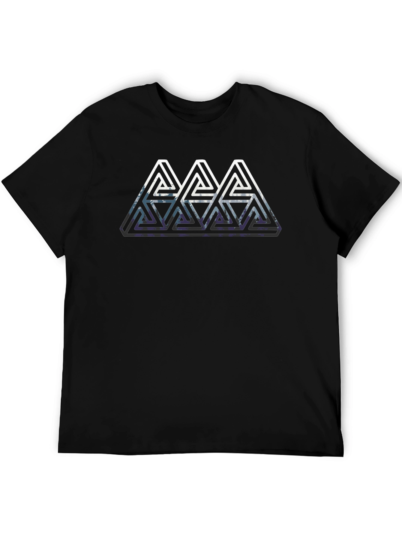Geometric Optical Illusion T-Shirt - Modern Design