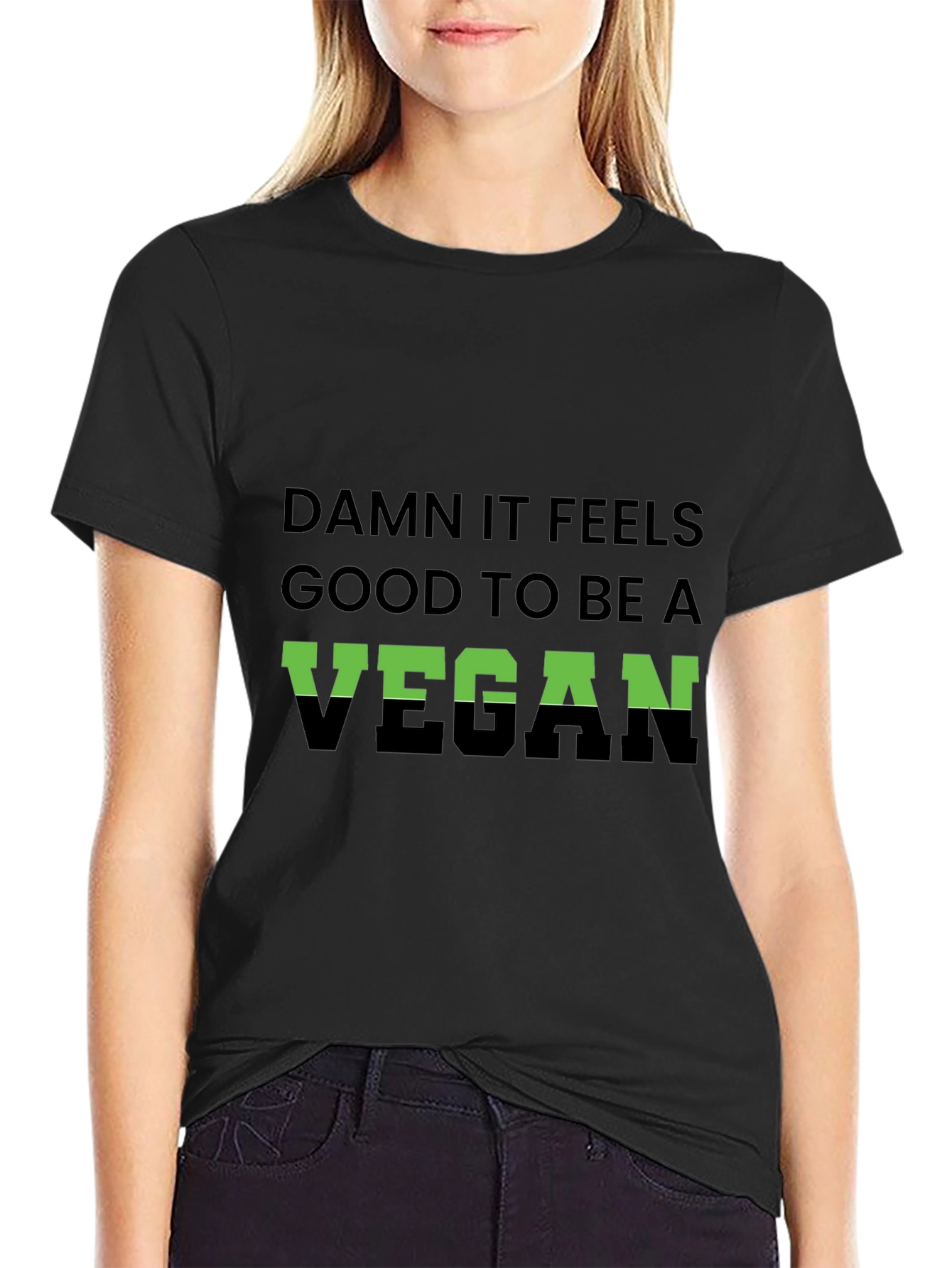 Vegan Pride Tee - Damn It Feels Good Vegan T-Shirt