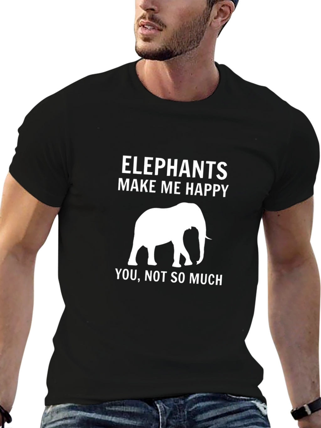 Elephant Lover Graphic Tee - Humor T-Shirt