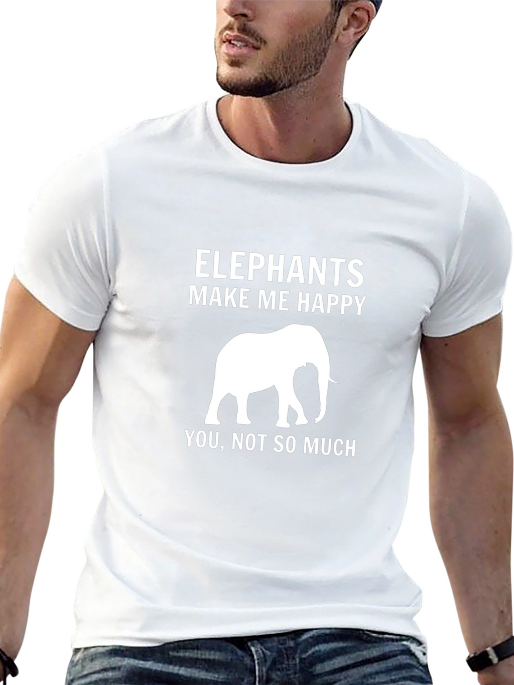 Elephant Lover Graphic Tee - Humor T-Shirt