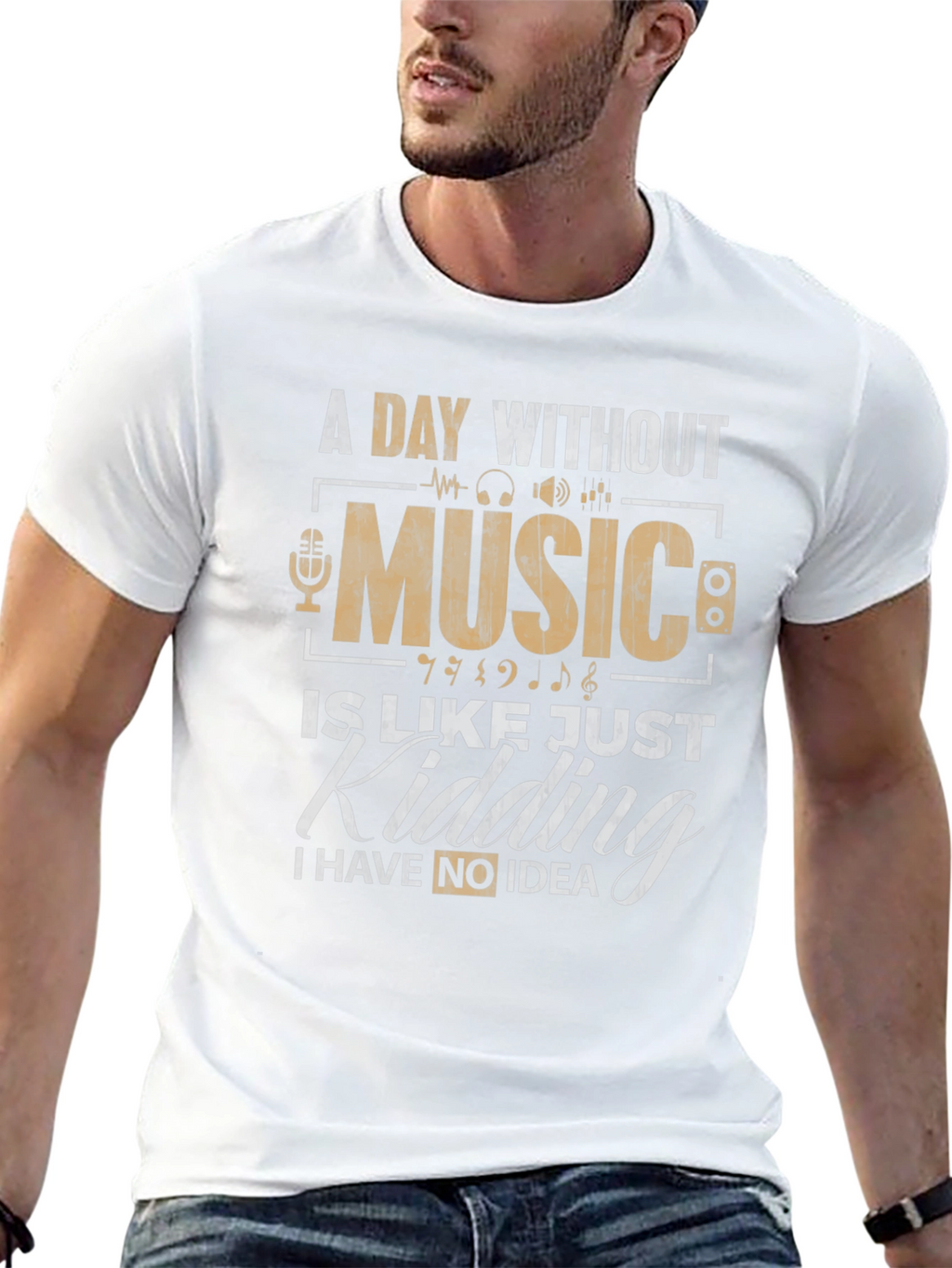Music Lovers Tee: A Day Without Music