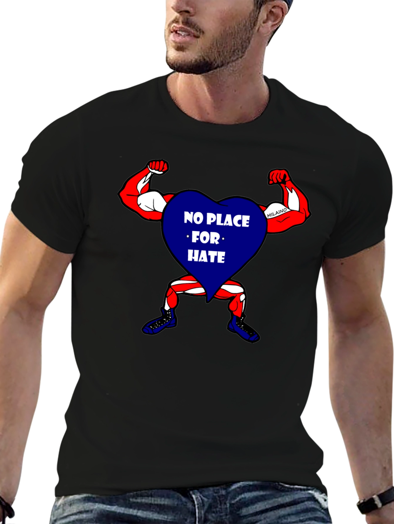 No Place For Hate Graphic T-Shirt