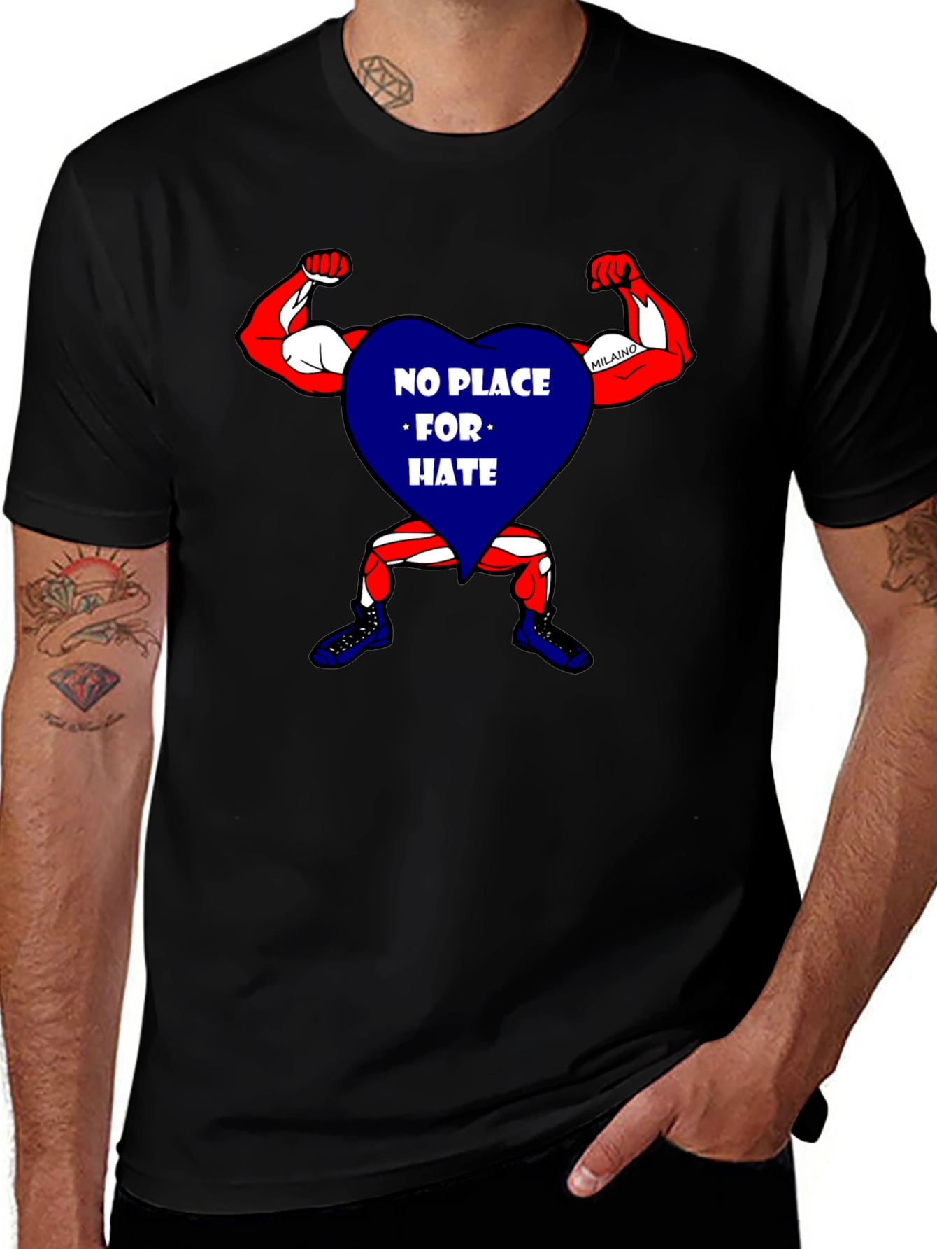 No Place For Hate Graphic T-Shirt
