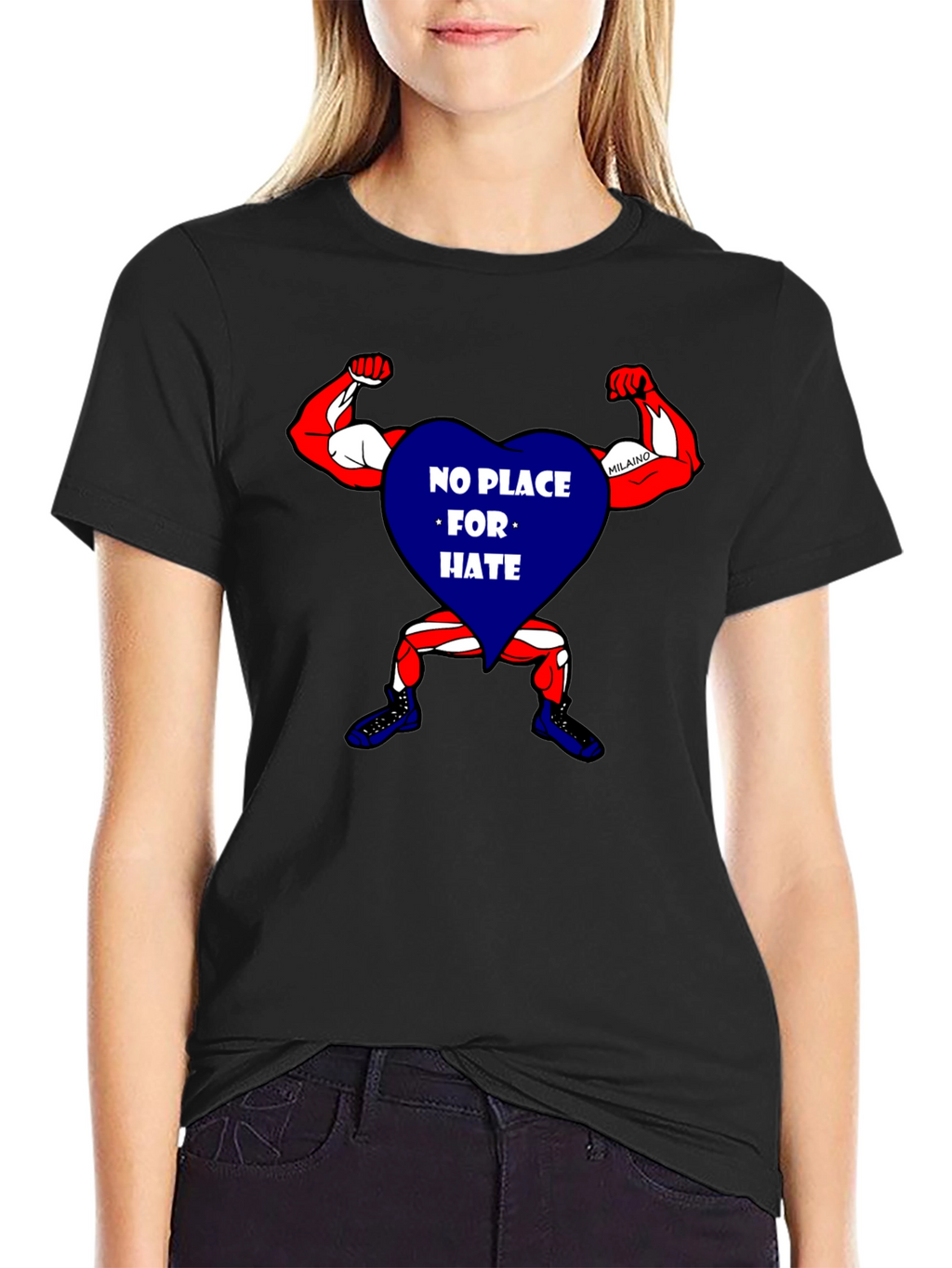No Place For Hate Graphic T-Shirt