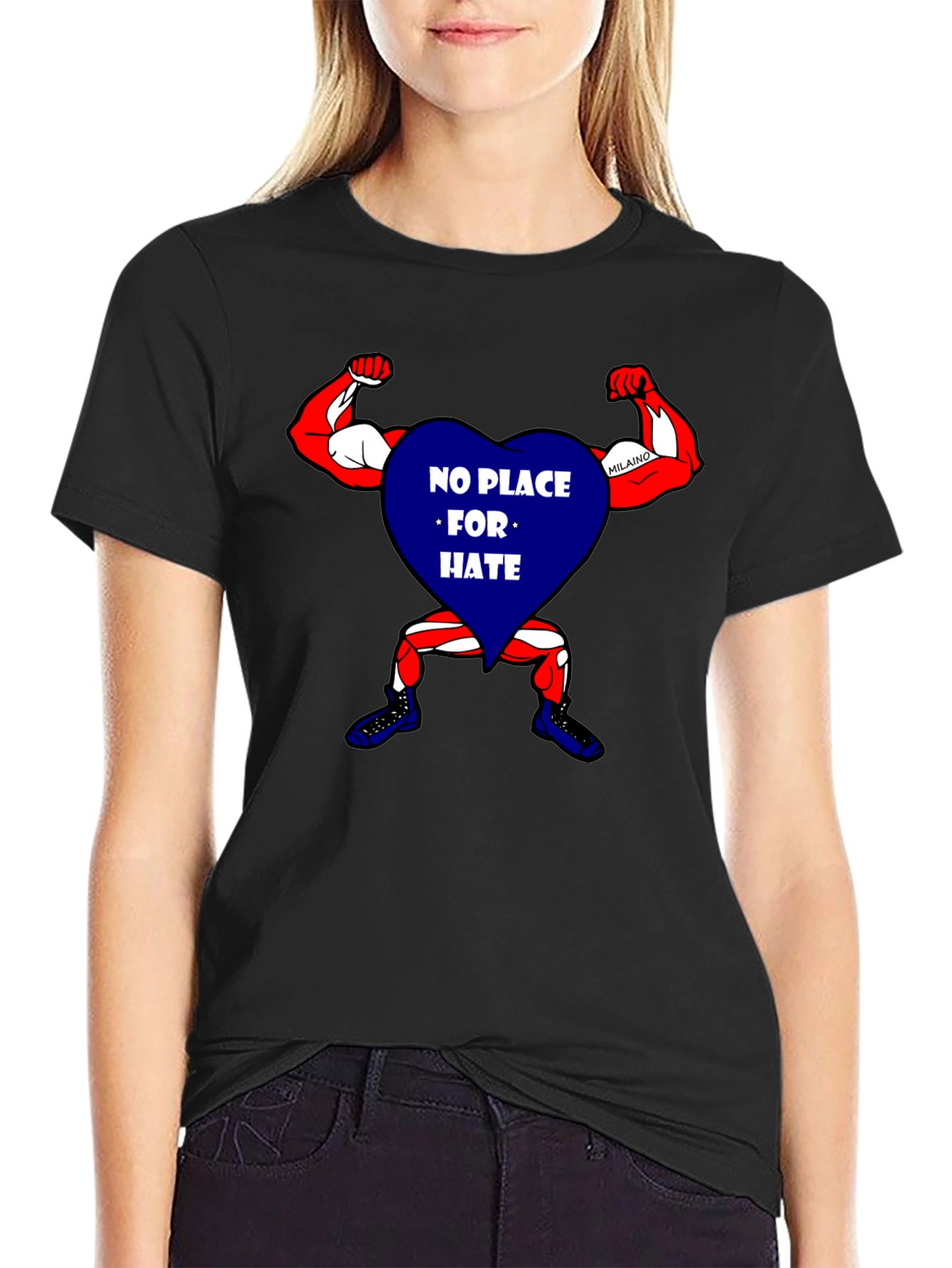 No Place For Hate Graphic T-Shirt