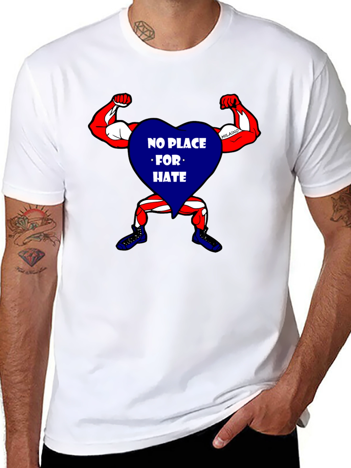 No Place For Hate Graphic T-Shirt