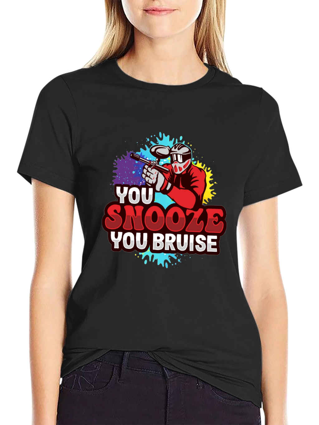 You Snooze You Bruise Paintball T-Shirt
