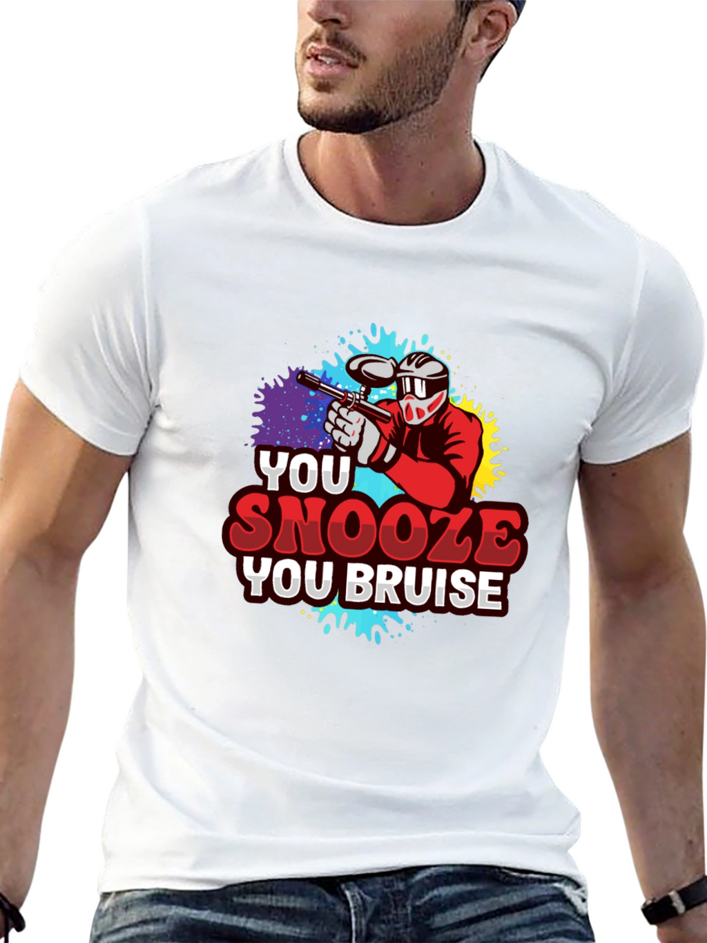 You Snooze You Bruise Paintball T-Shirt