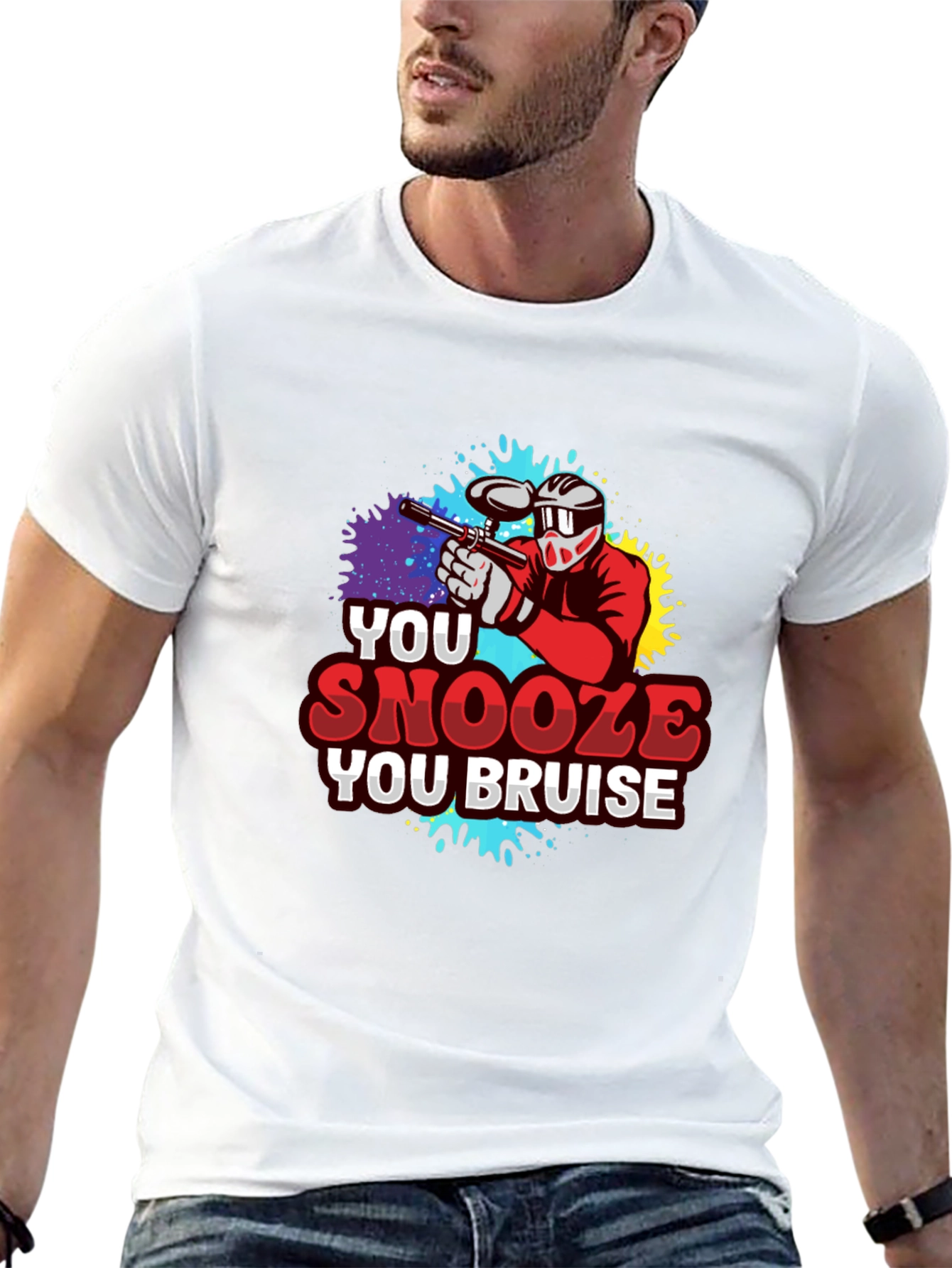 You Snooze You Bruise Paintball T-Shirt
