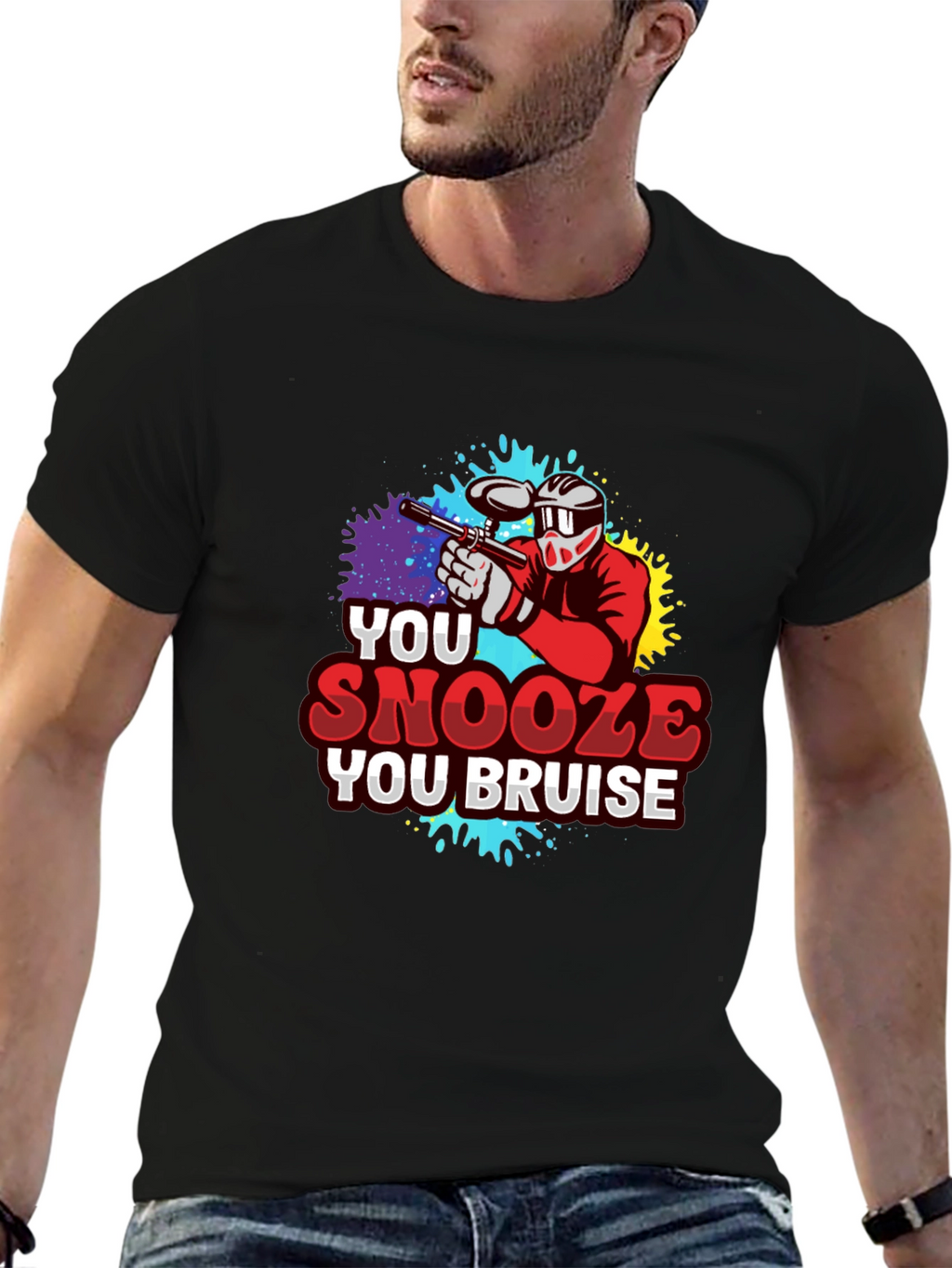 You Snooze You Bruise Paintball T-Shirt
