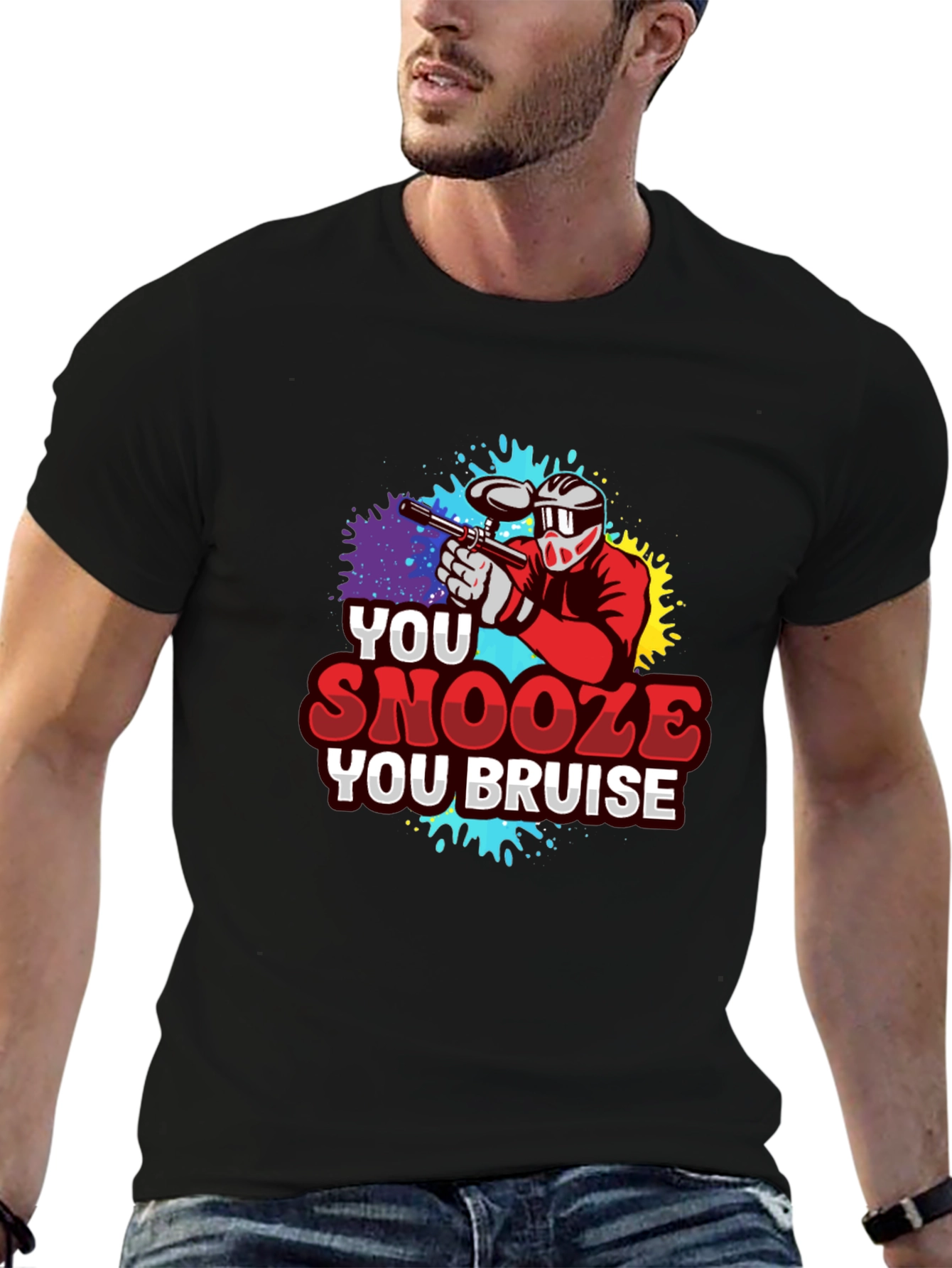 You Snooze You Bruise Paintball T-Shirt