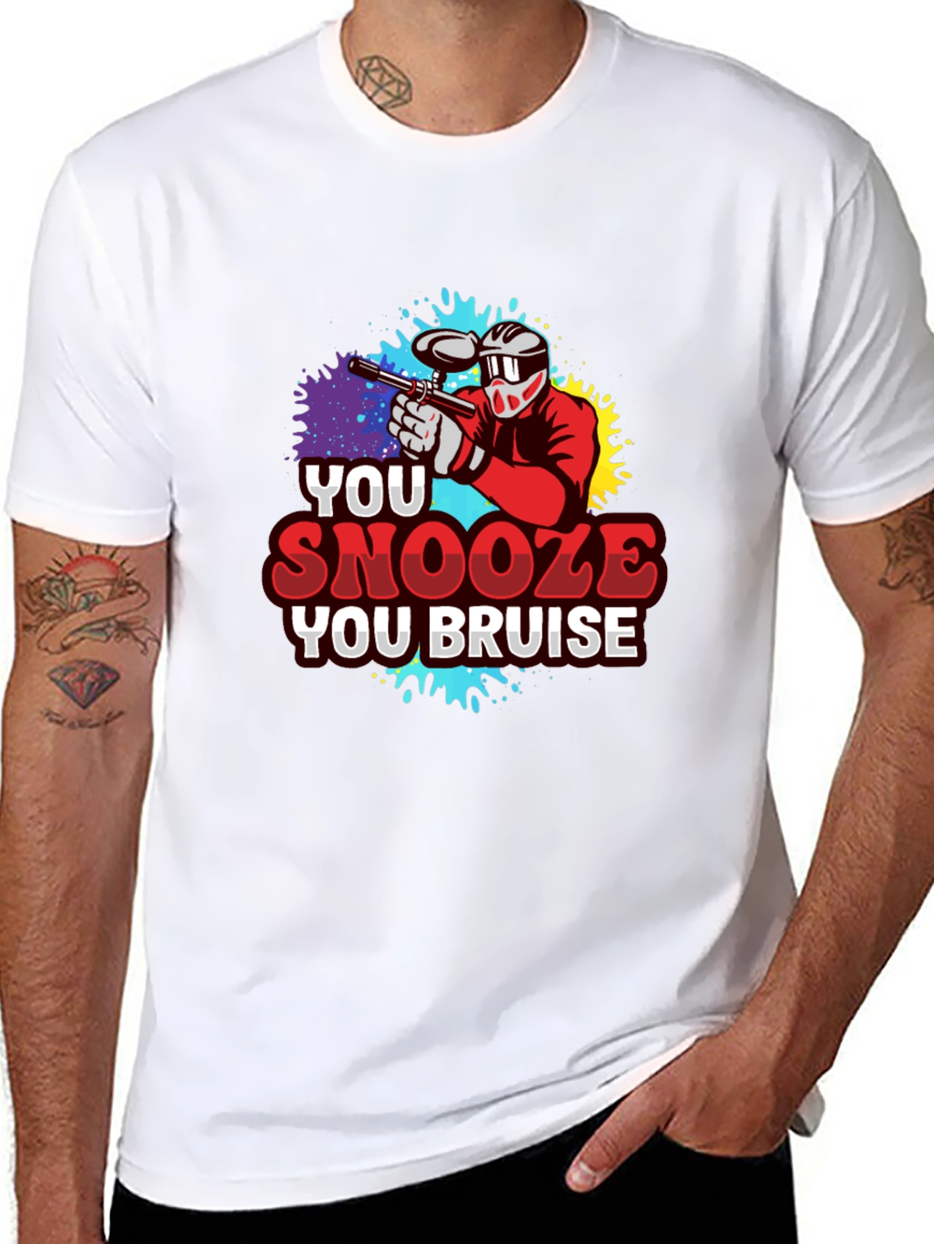 You Snooze You Bruise Paintball T-Shirt