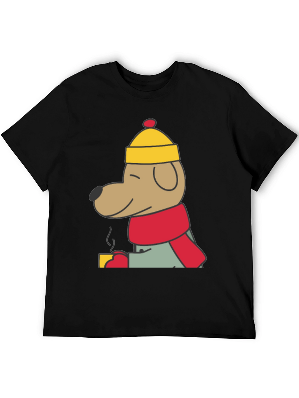 Cute Dog Cartoon Graphic Tee