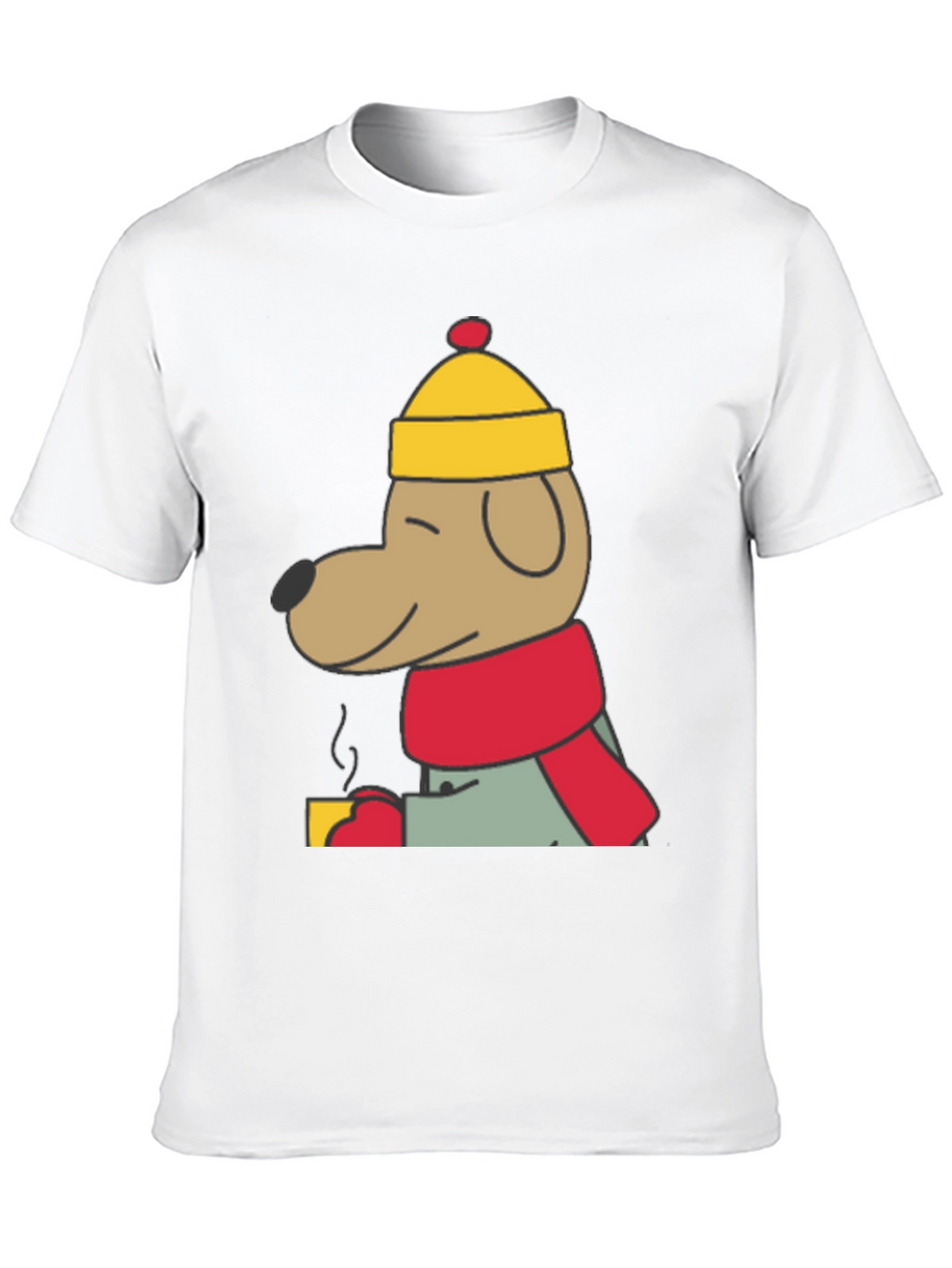 Cute Dog Cartoon Graphic Tee