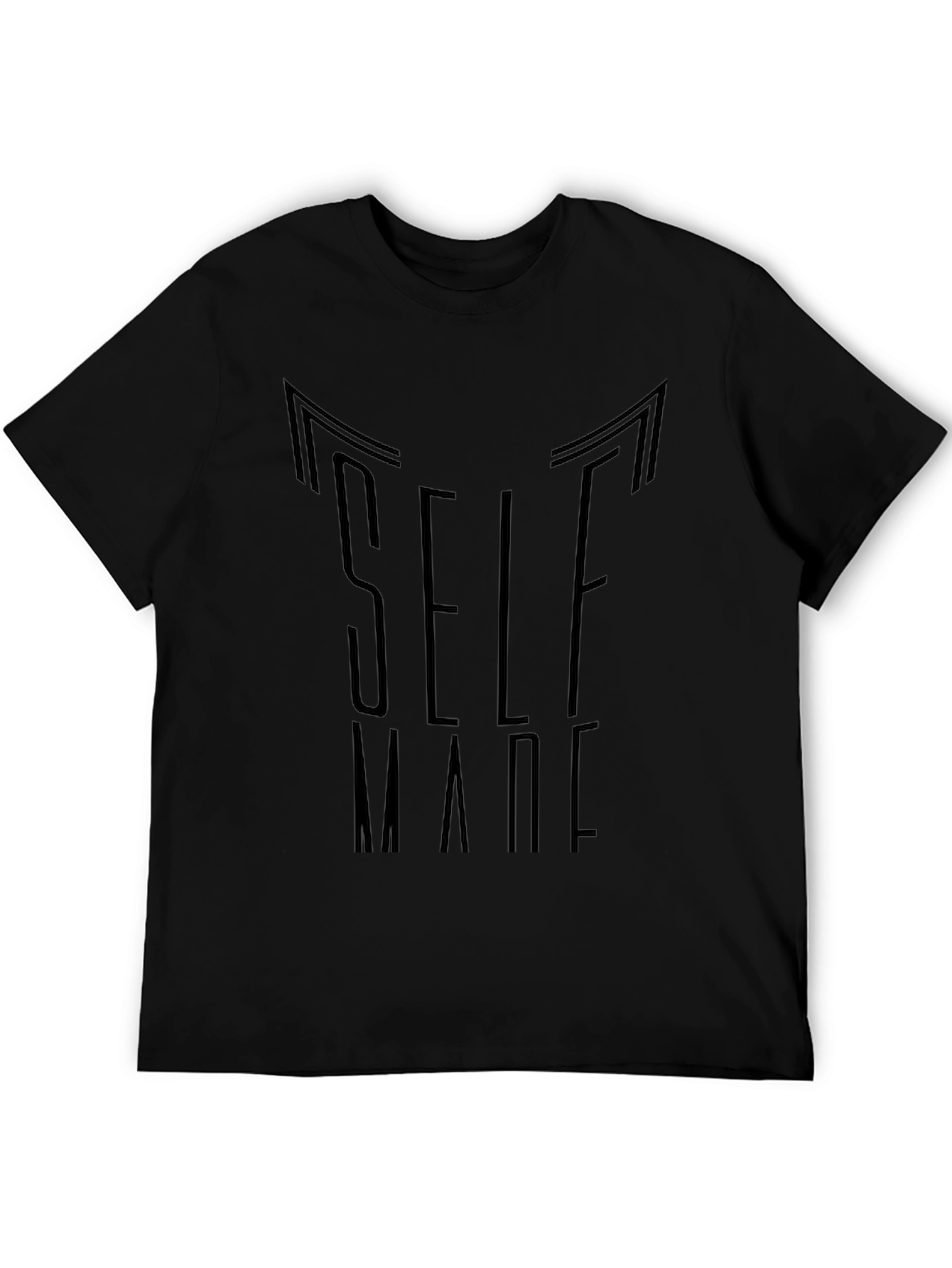 Self Made Graphic T-Shirt - Bold Minimalist Design