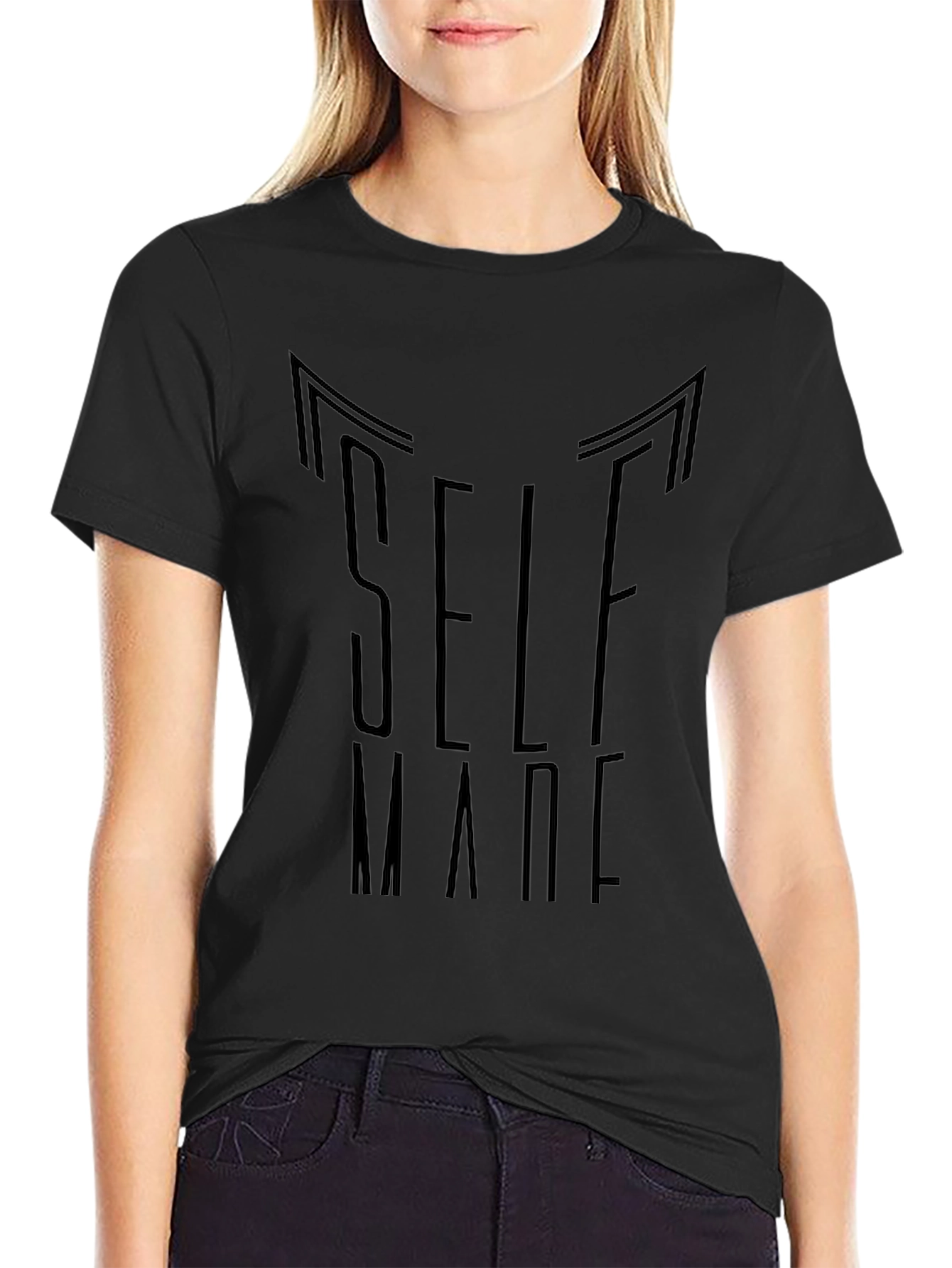 Self Made Graphic T-Shirt - Bold Minimalist Design