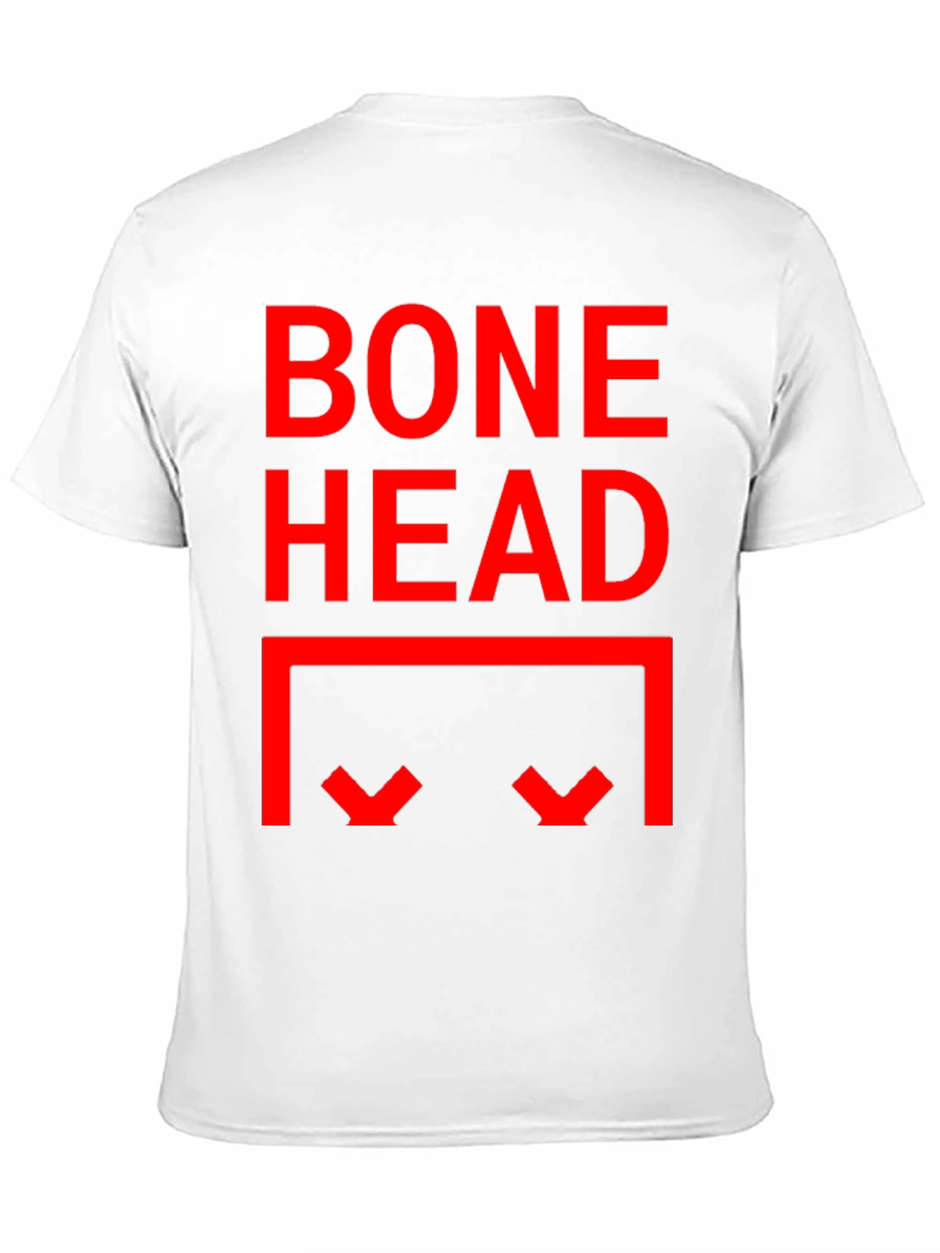 Bone Head Graphic Print Tee - Black