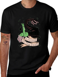 Loving in the Deep Black Graphic T-Shirt
