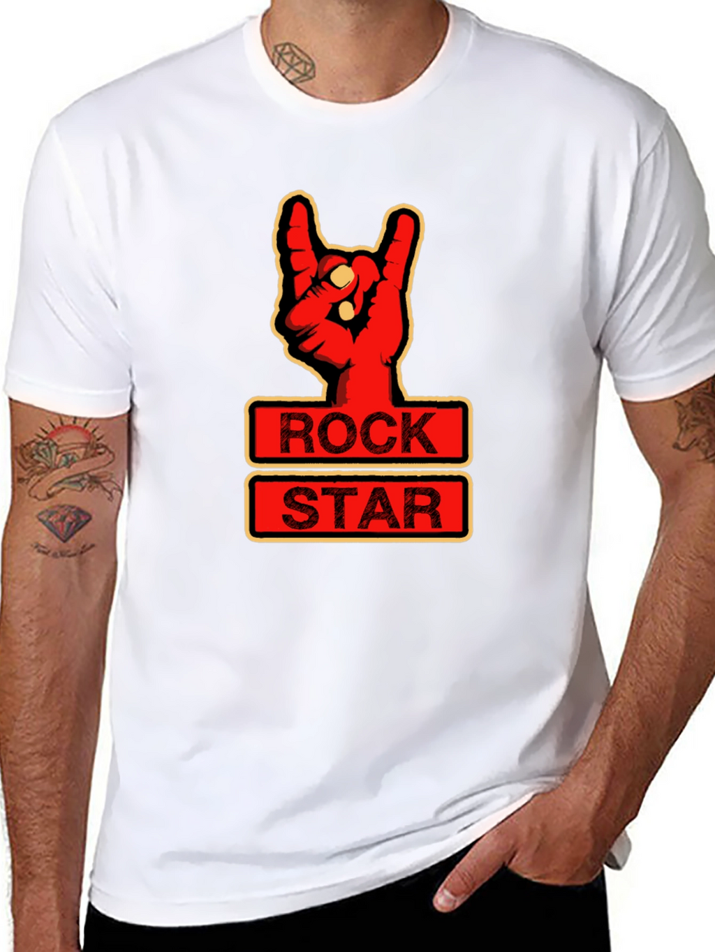 Rock Star Graphic Tee - Music Lover Shirt