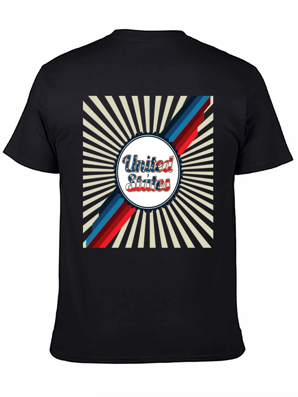 United States Graphic Print Crewneck T-Shirt