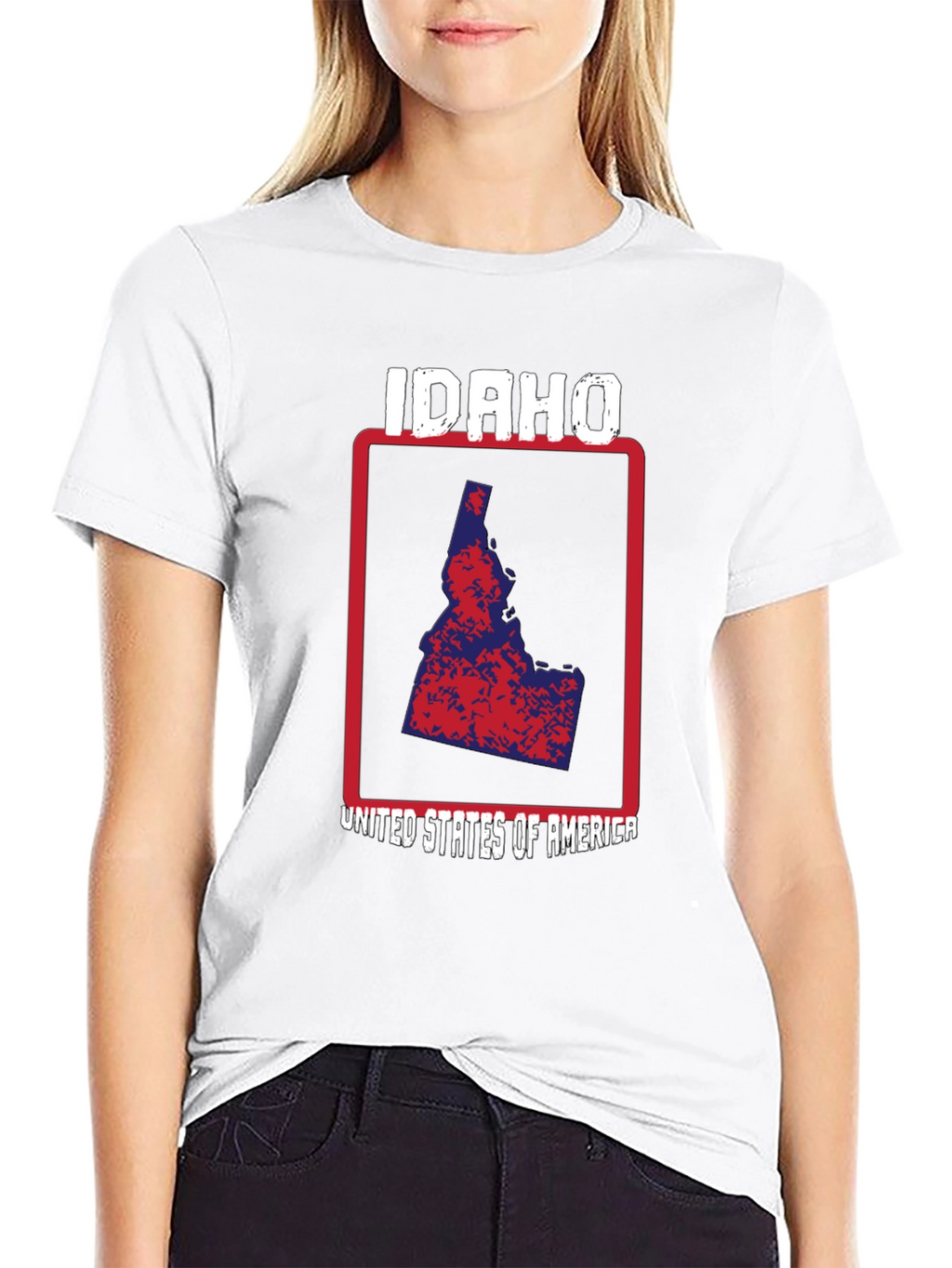 Idaho State Pride T-Shirt - USA Map Graphic Tee