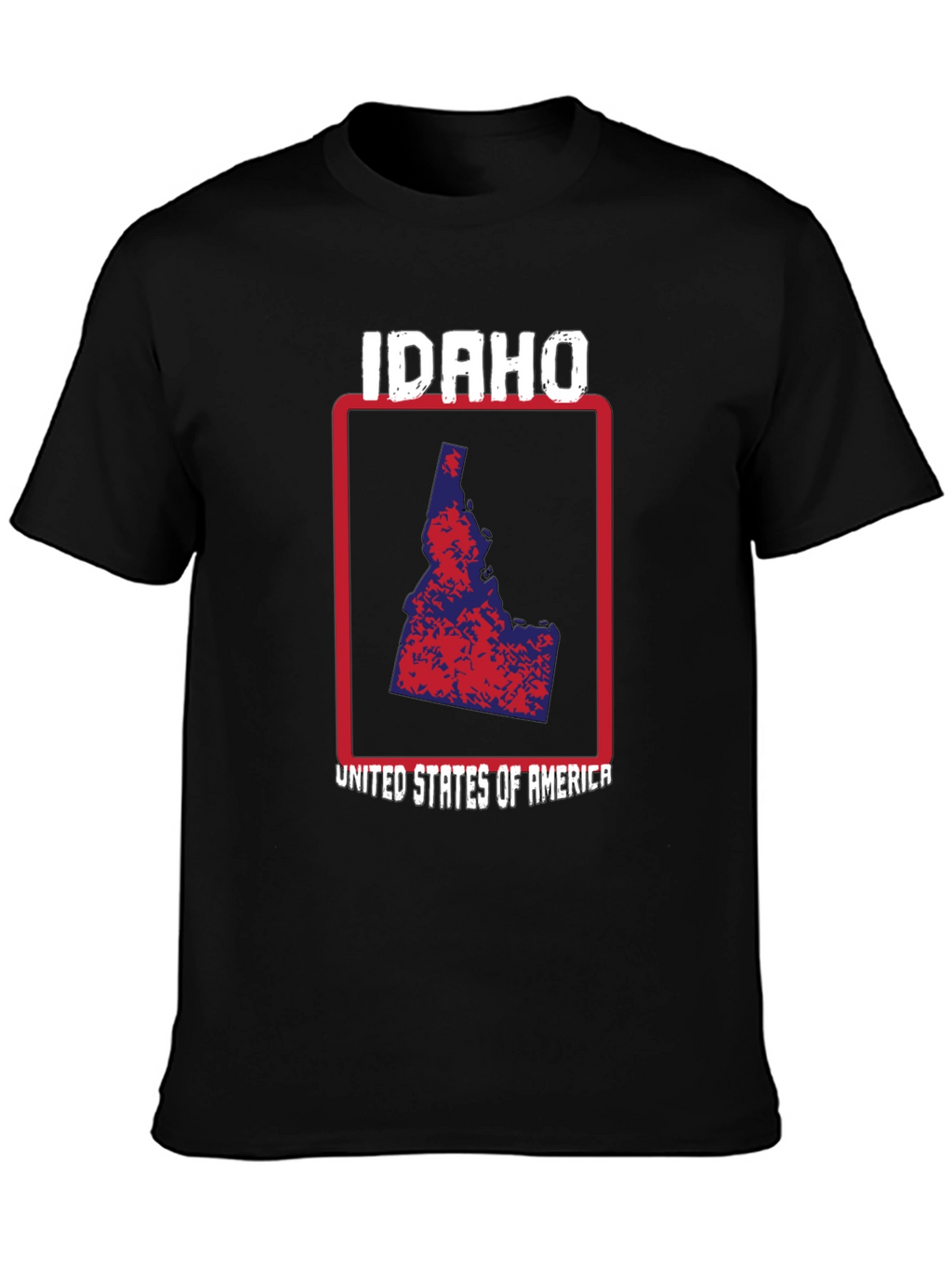 Idaho State Pride T-Shirt - USA Map Graphic Tee