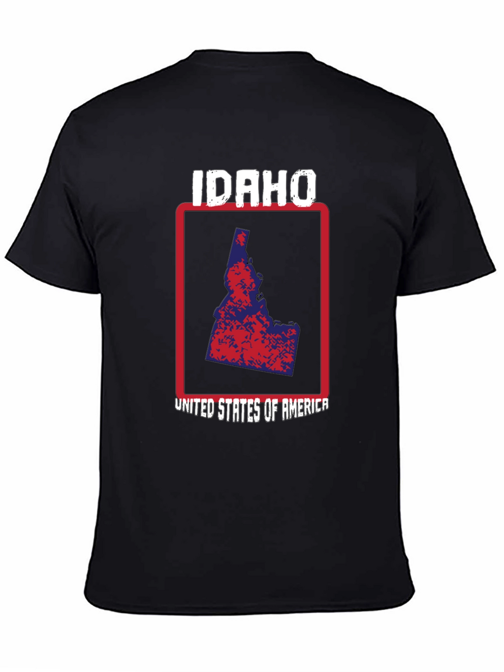 Idaho State Pride T-Shirt - USA Map Graphic Tee