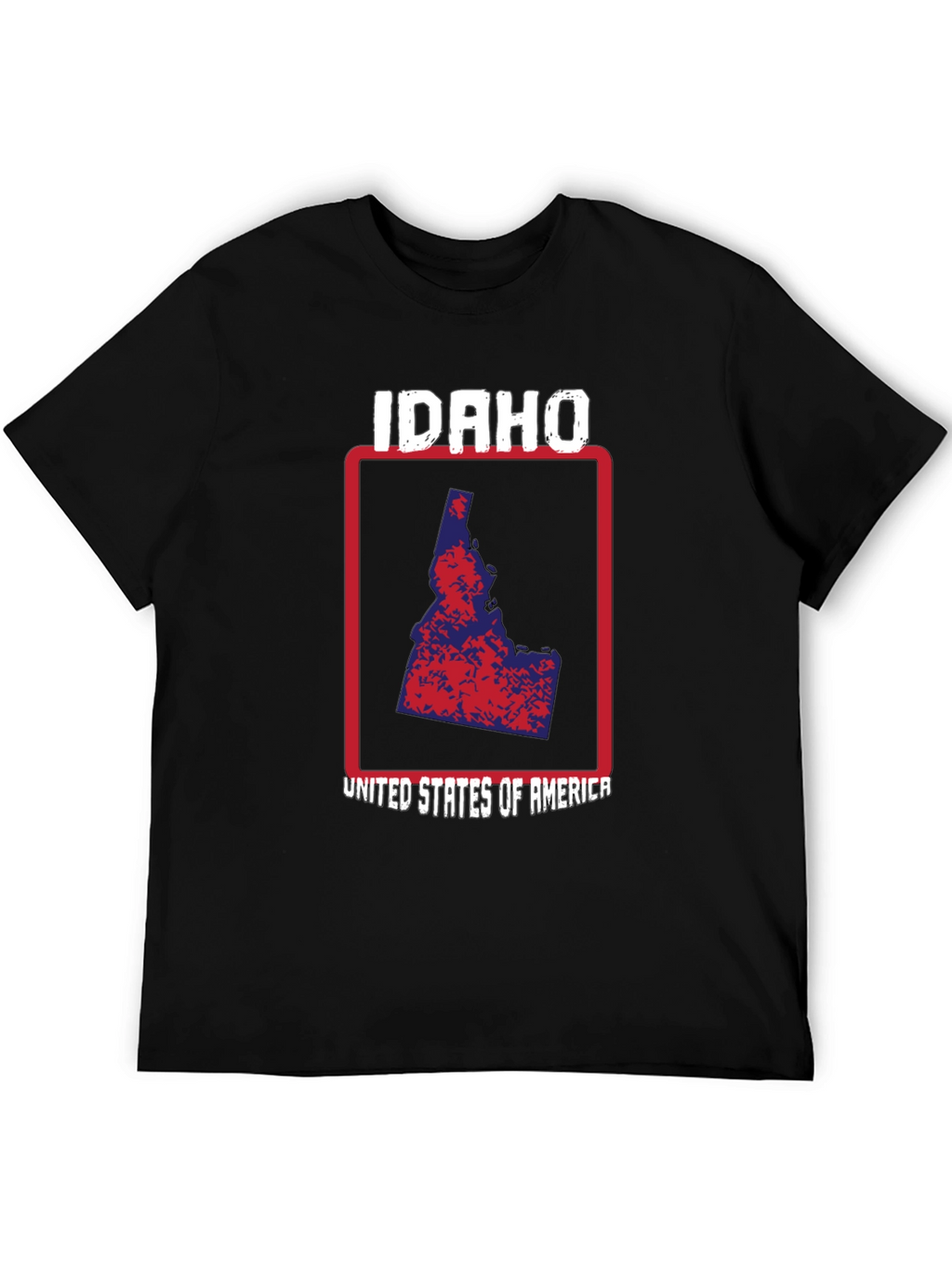 Idaho State Pride T-Shirt - USA Map Graphic Tee