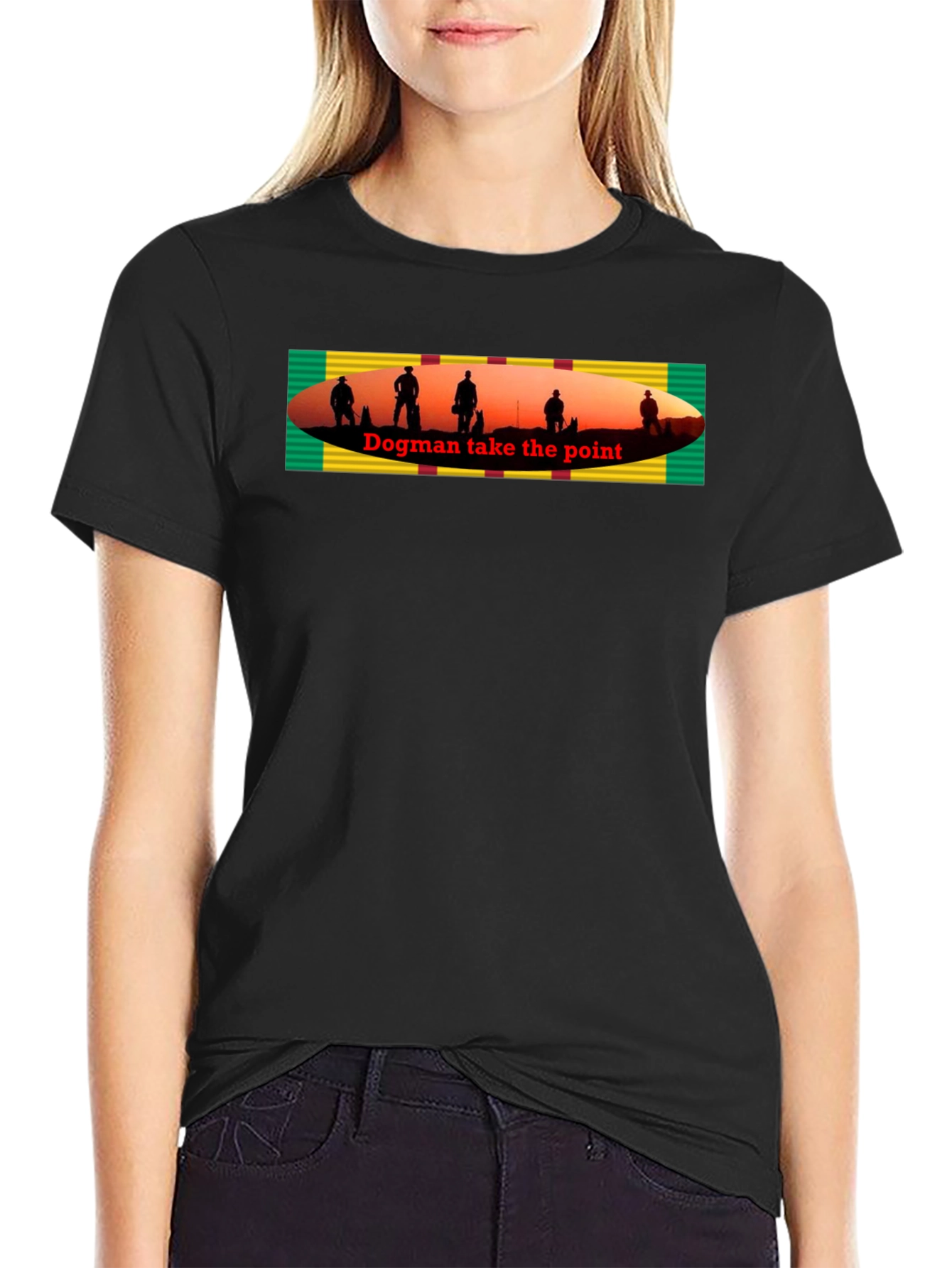 Dogman Take the Point Graphic T-Shirt