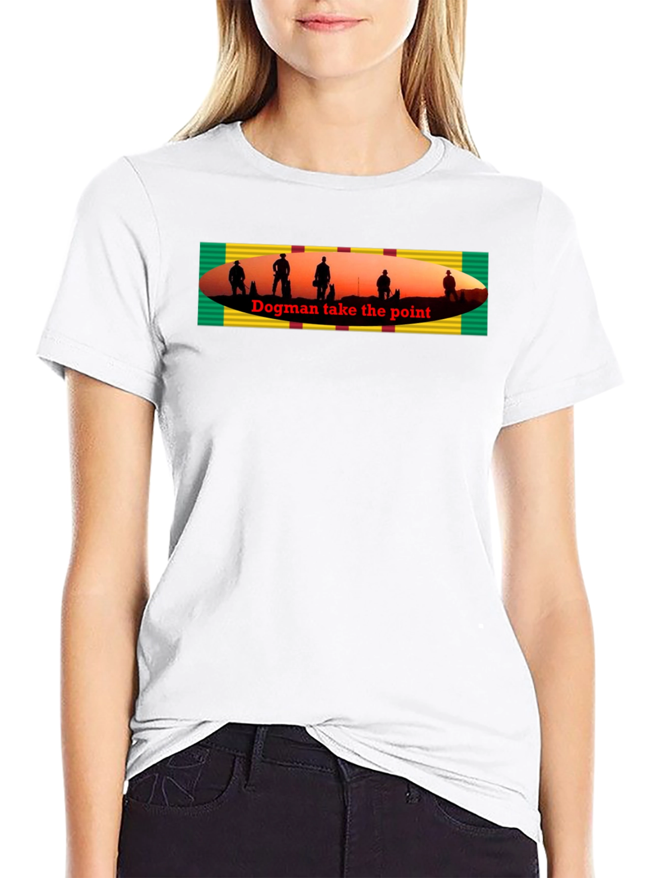 Dogman Take the Point Graphic T-Shirt