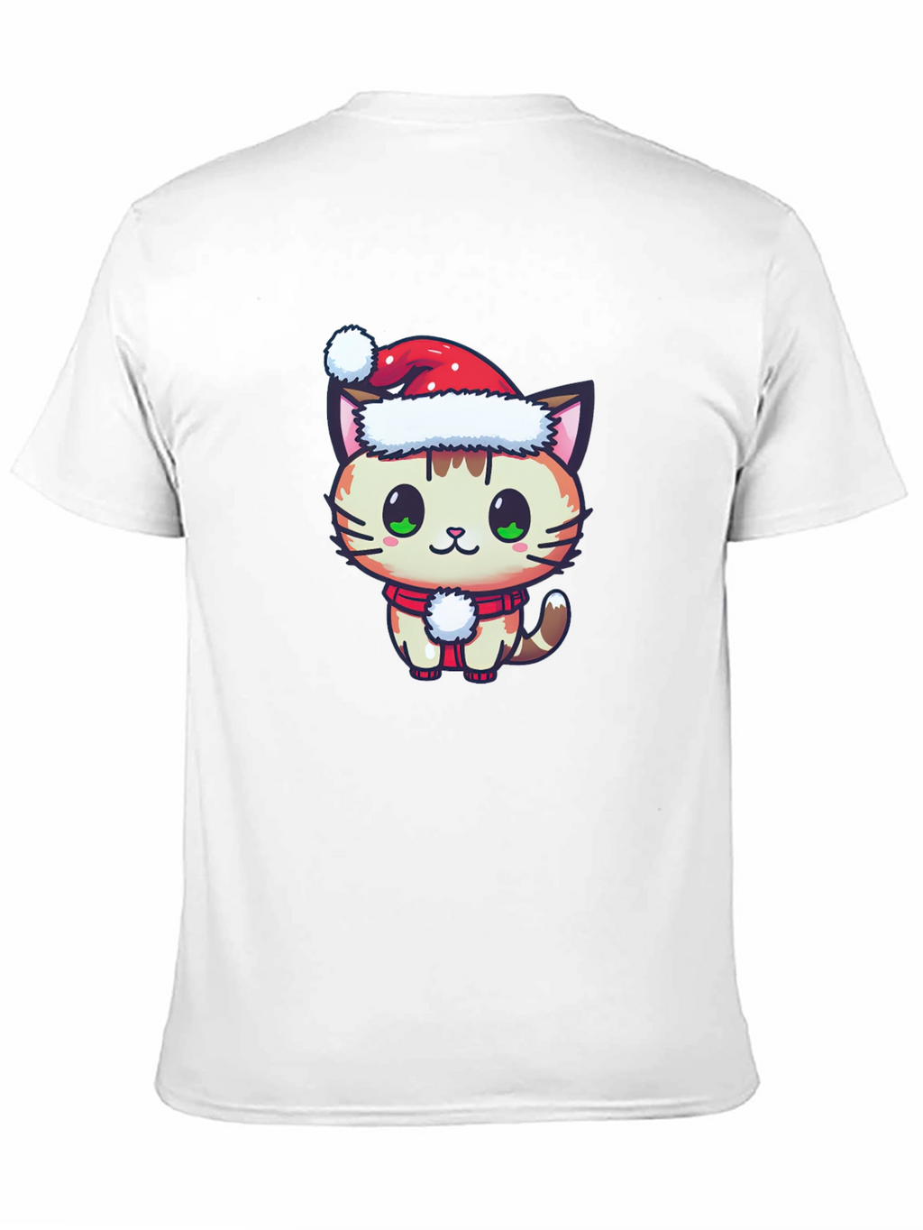 Festive Cat T-Shirt - Holiday Cheer