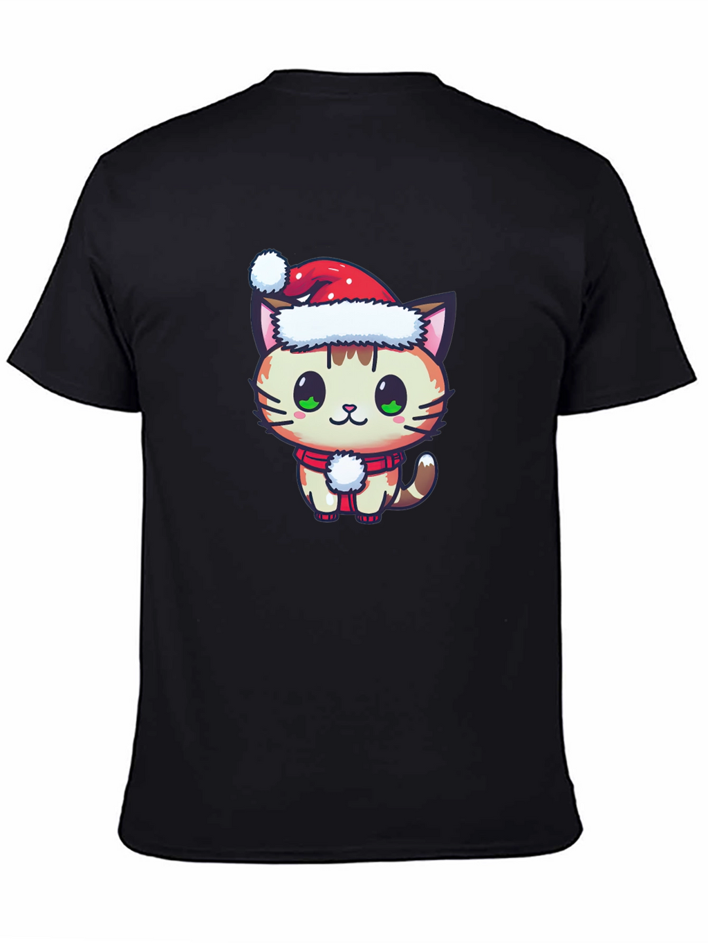 Festive Cat T-Shirt - Holiday Cheer