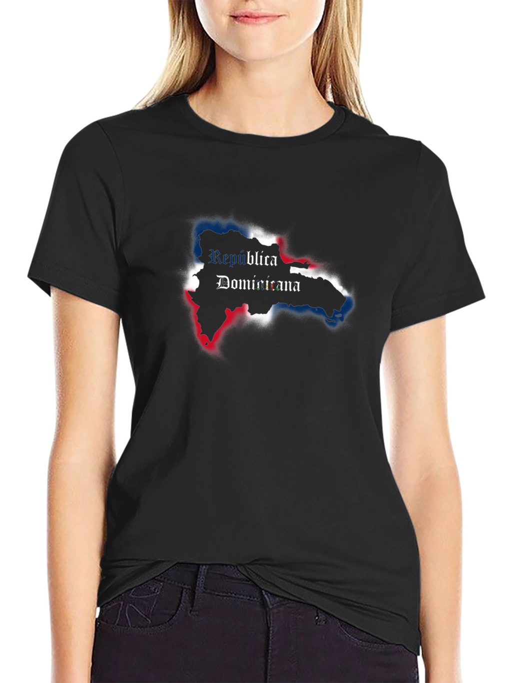 Dominican Republic Map T-Shirt