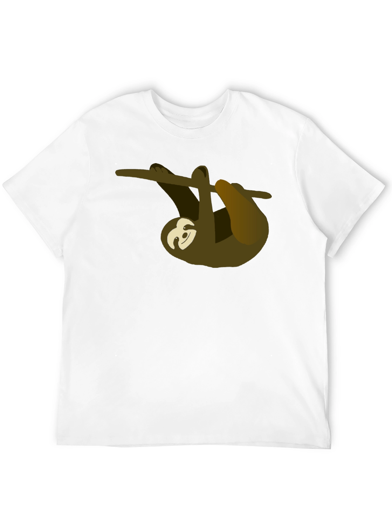 Chill Sloth Graphic Tee - Relaxed Style