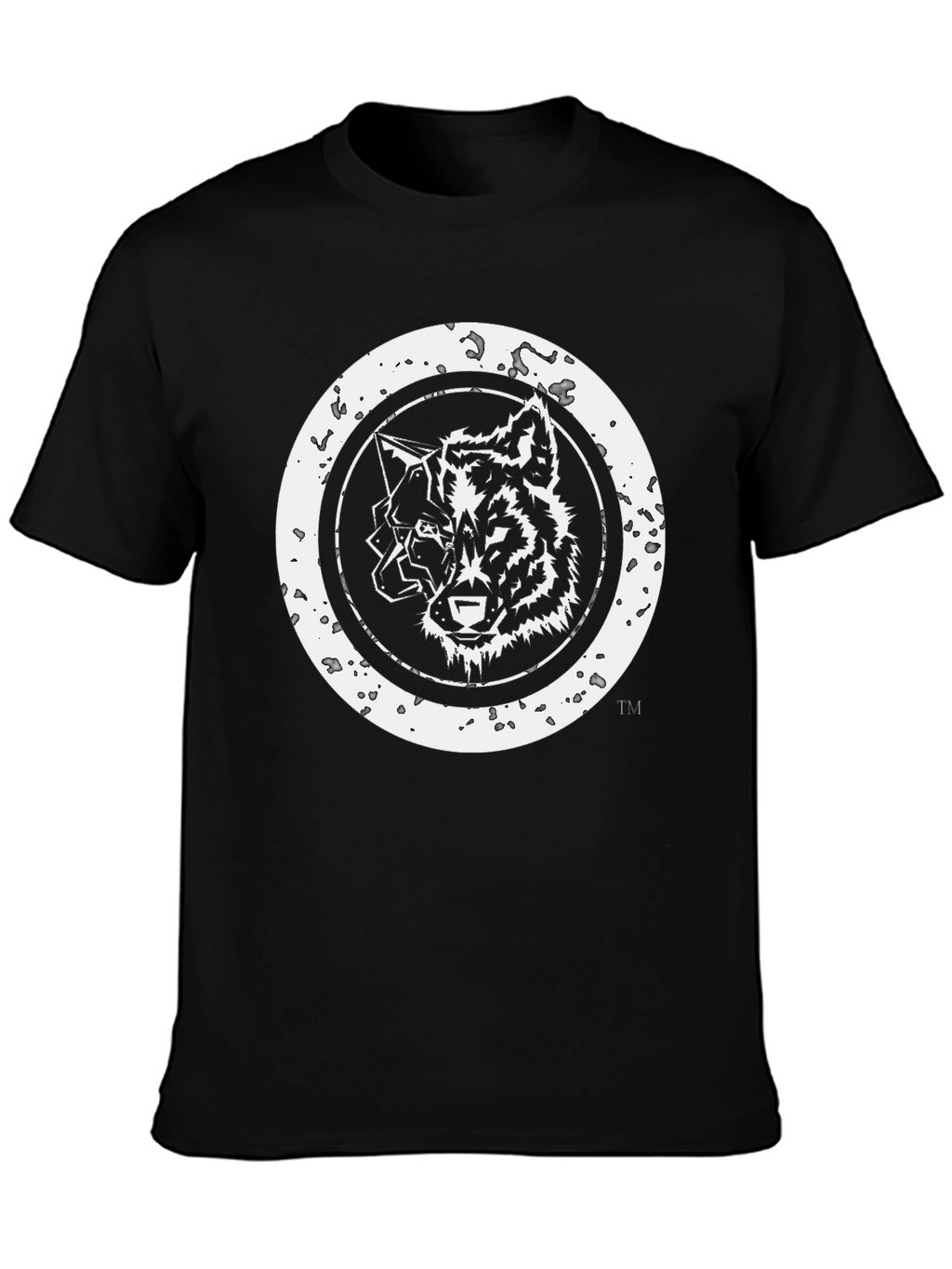 Wolf Graphic T-Shirt - Black Tee