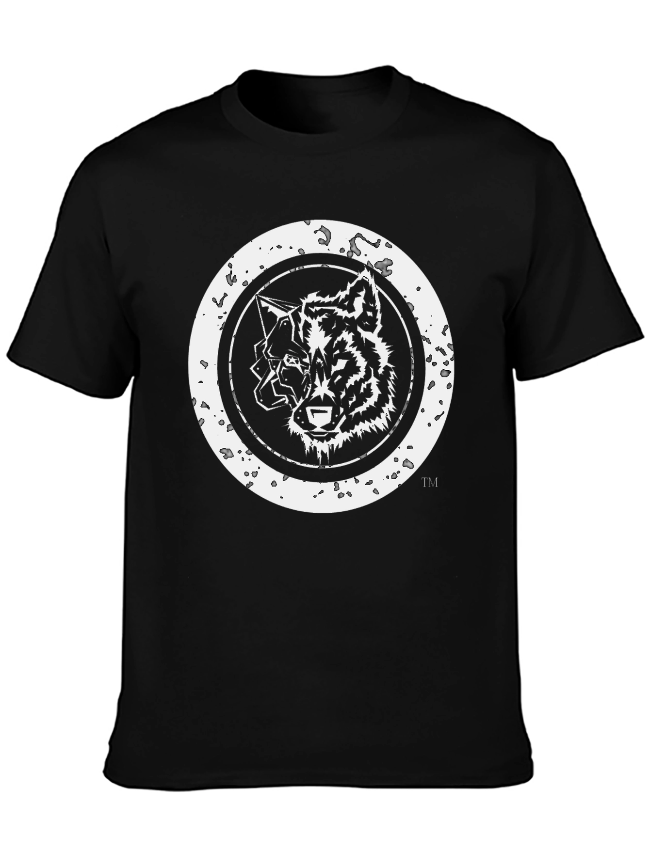 Wolf Graphic T-Shirt - Black Tee
