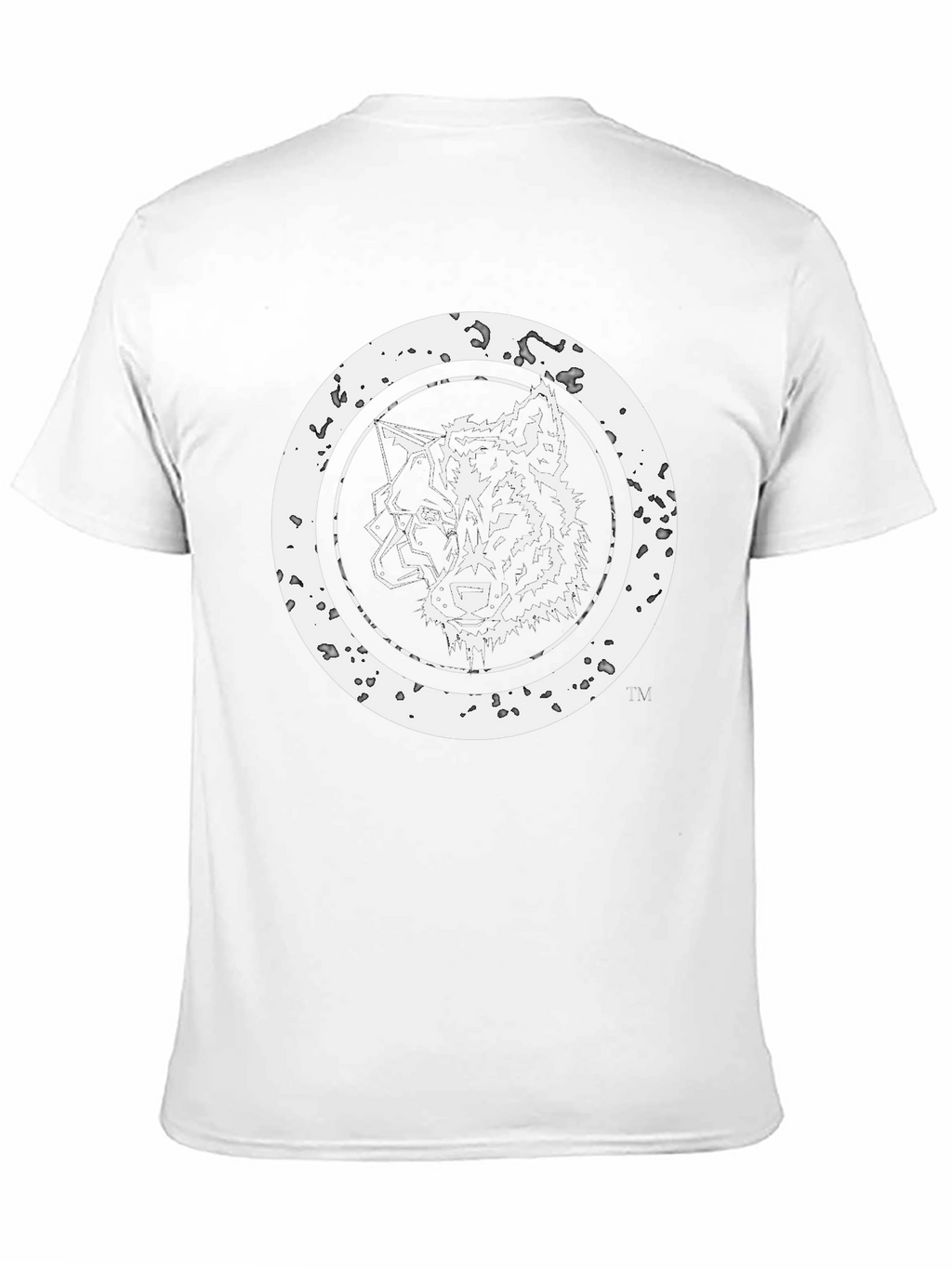 Wolf Graphic T-Shirt - Black Tee