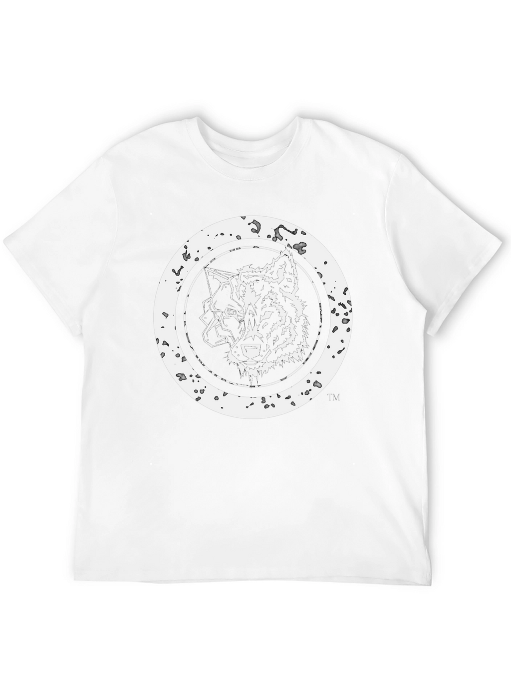 Wolf Graphic T-Shirt - Black Tee