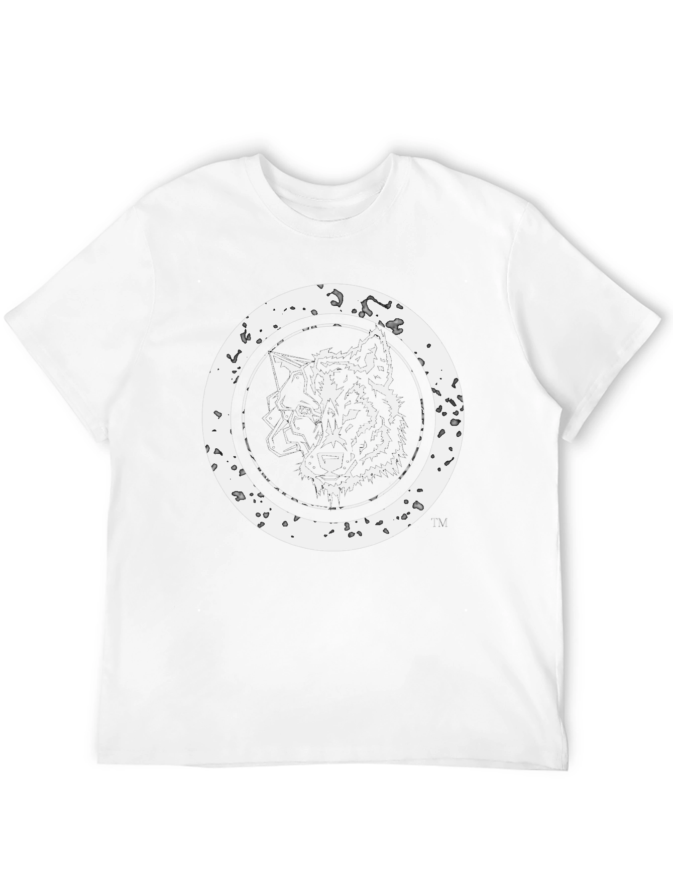 Wolf Graphic T-Shirt - Black Tee