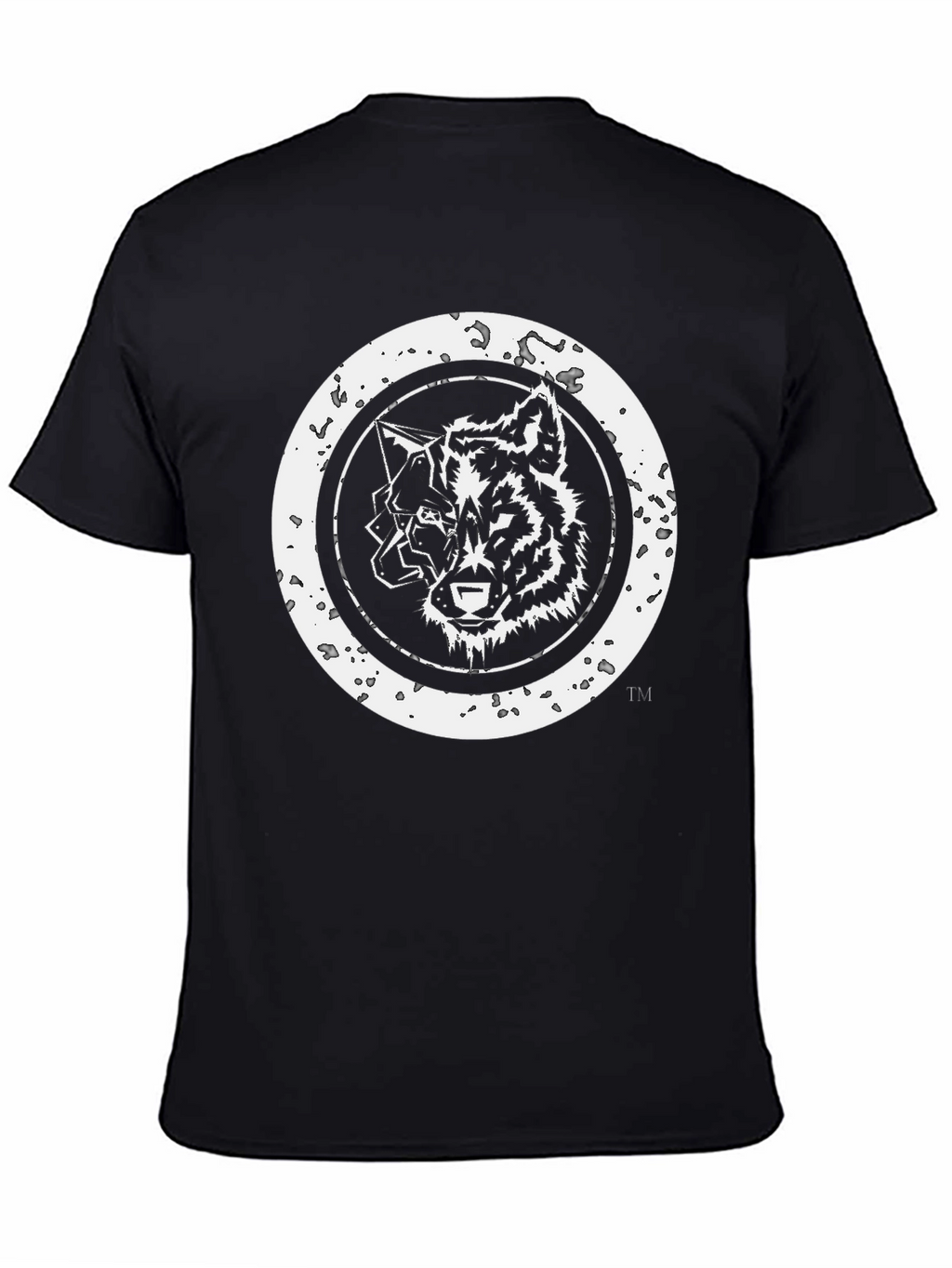 Wolf Graphic T-Shirt - Black Tee