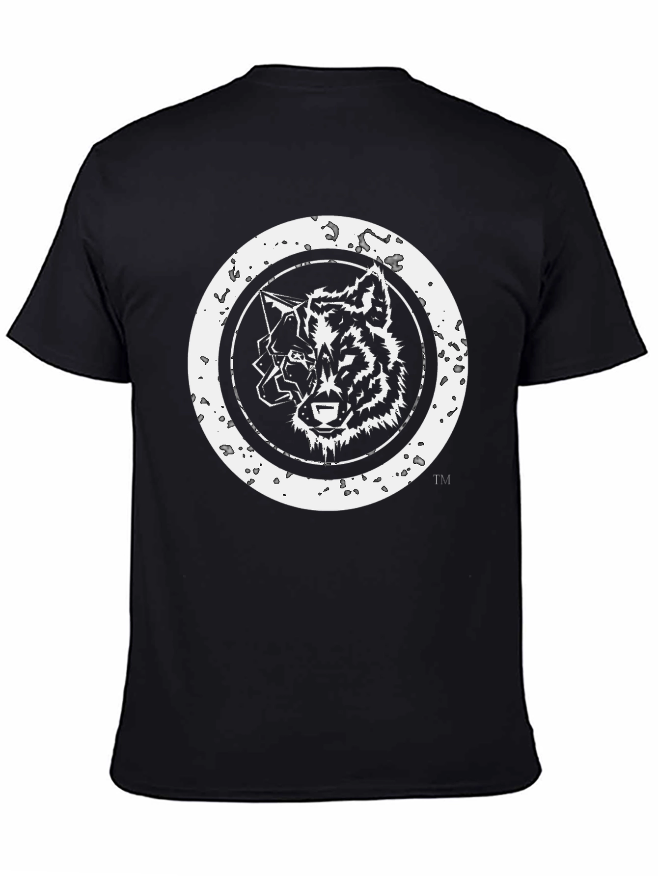 Wolf Graphic T-Shirt - Black Tee