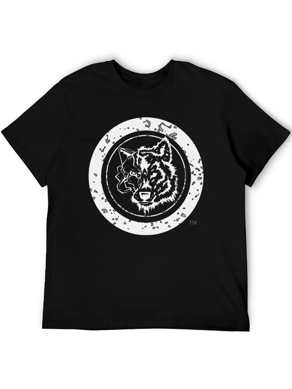Wolf Graphic T-Shirt - Black Tee